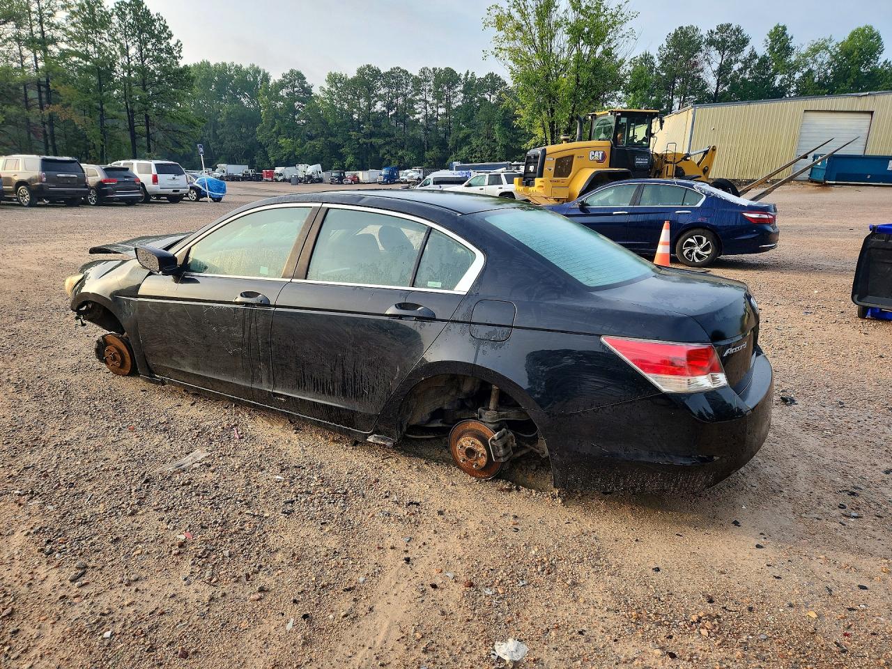 2009 Honda Accord Ex Black vin: 1HGCP25729A106520