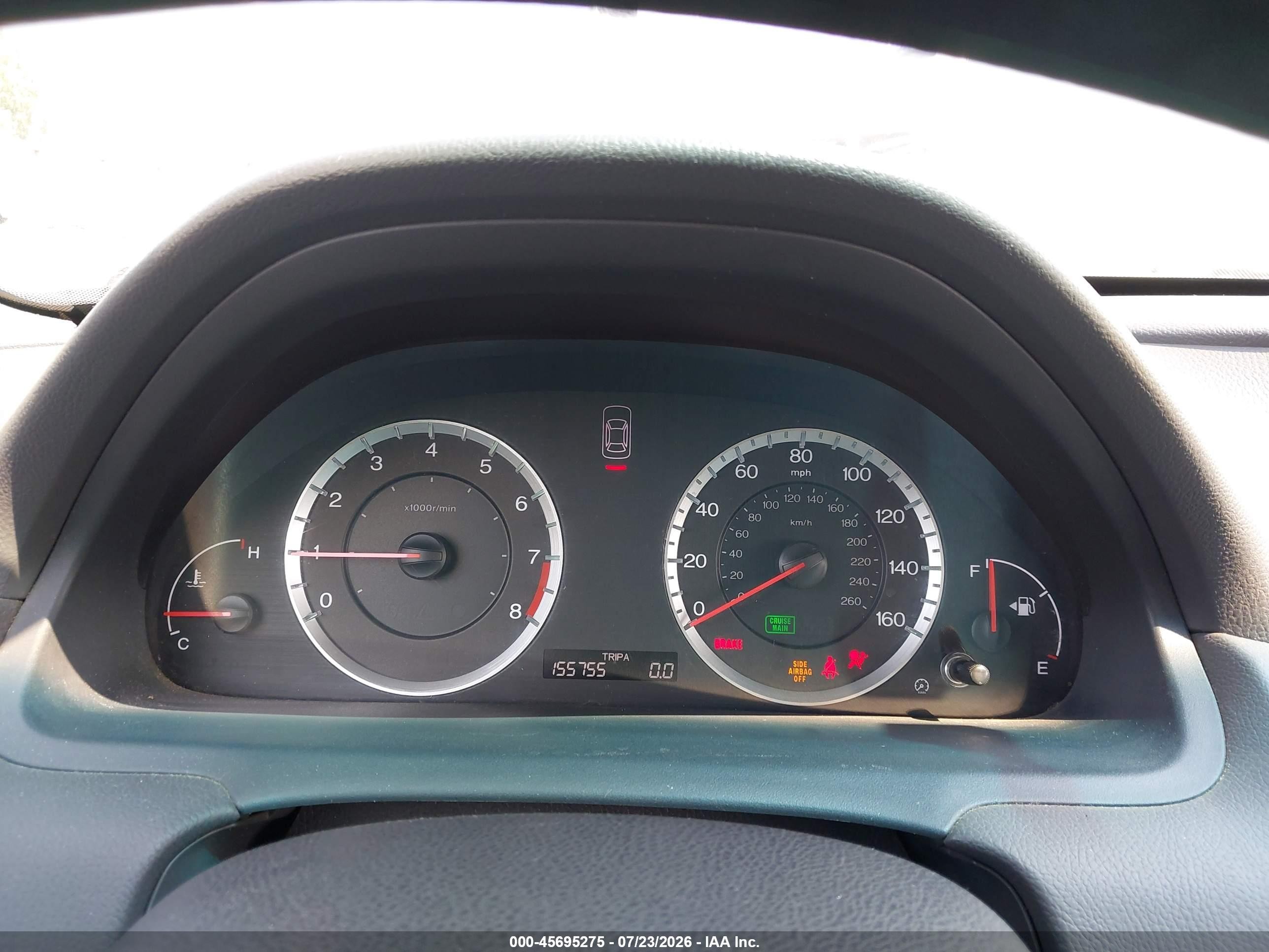 2008 Honda Accord 2.4 Ex Gray vin: 1HGCP25738A084266