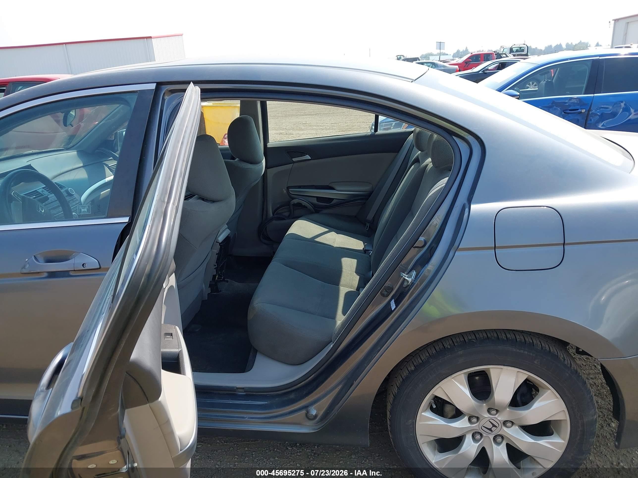 2008 Honda Accord 2.4 Ex Gray vin: 1HGCP25738A084266