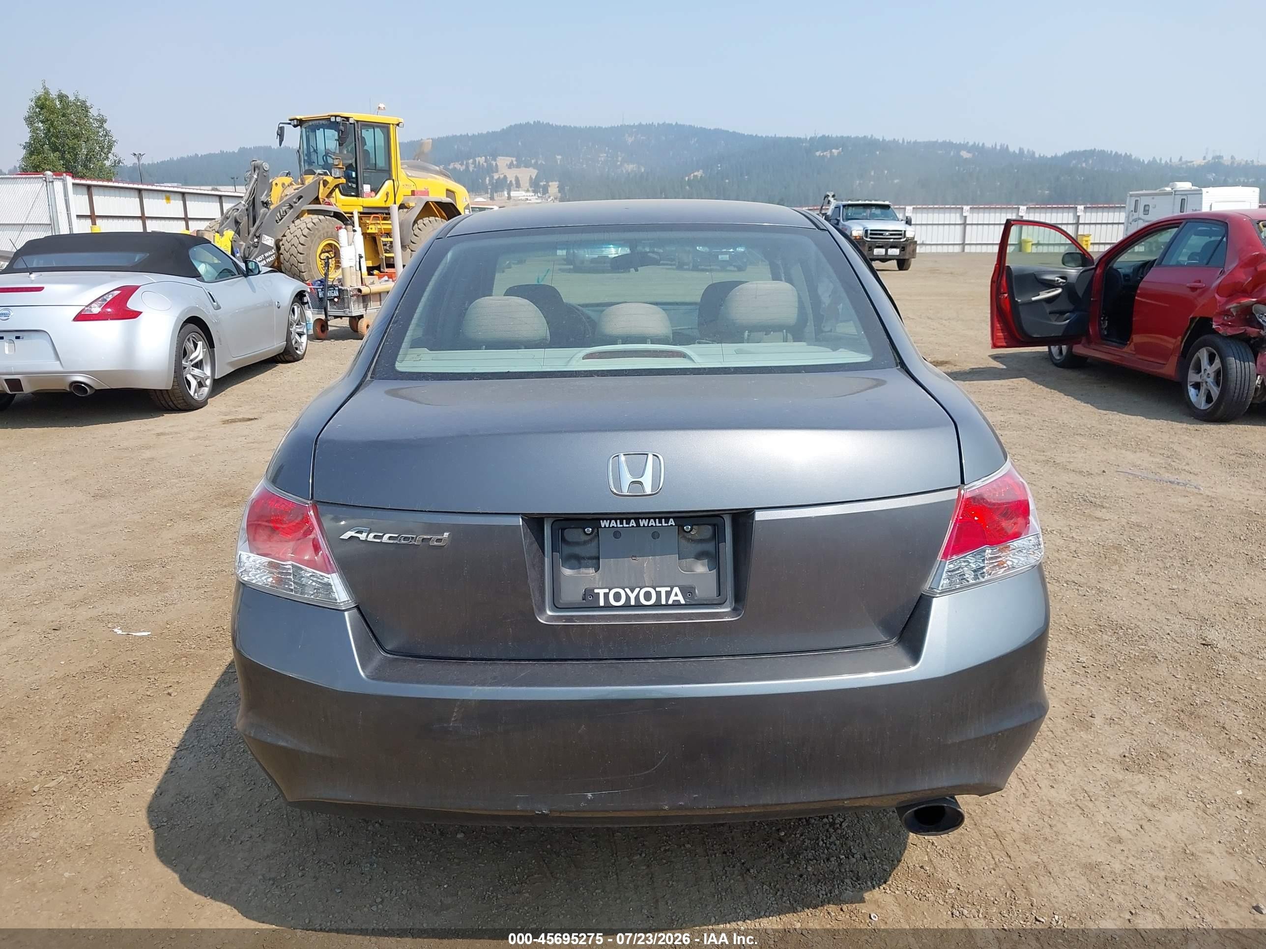 2008 Honda Accord 2.4 Ex Gray vin: 1HGCP25738A084266