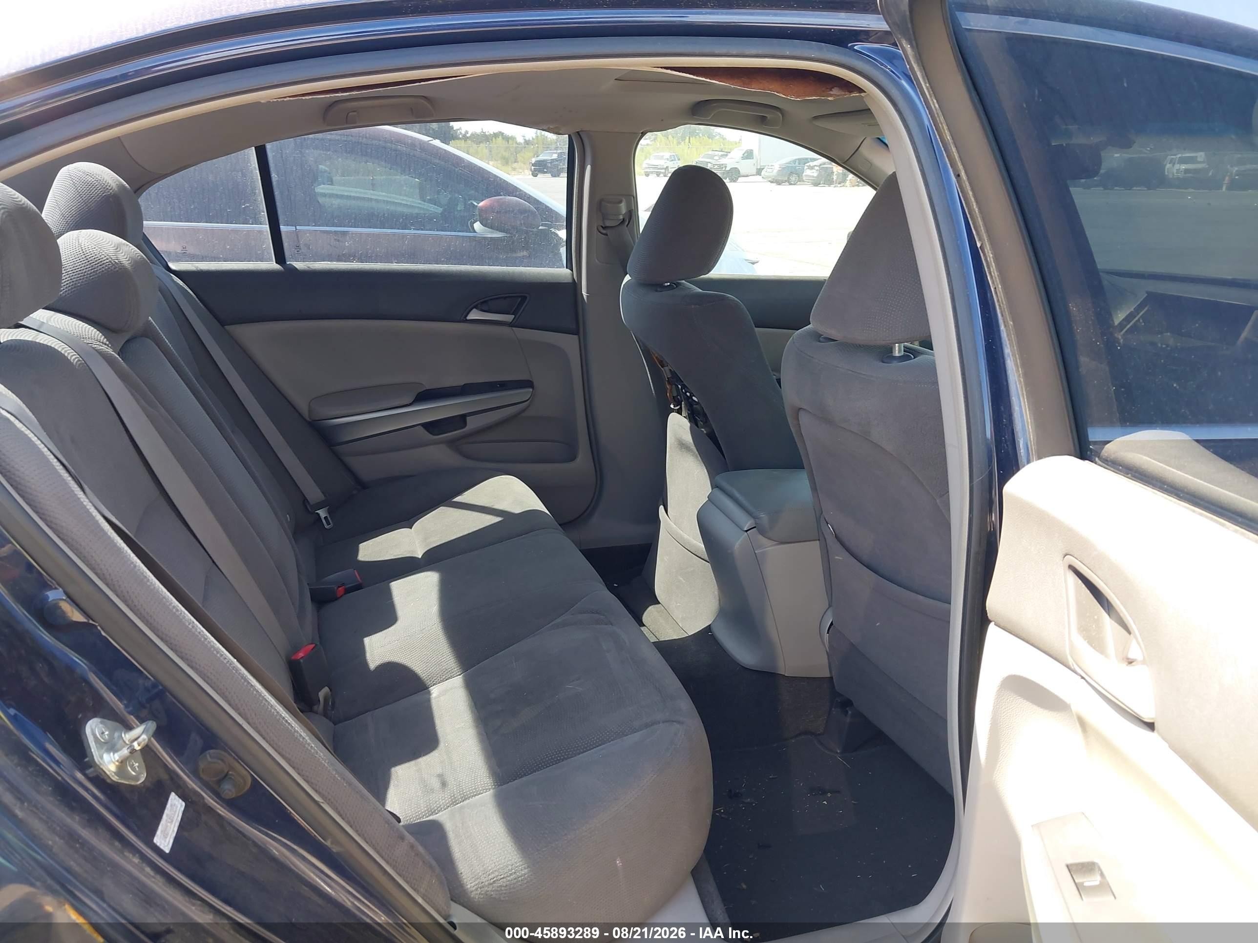 2008 Honda Accord 2.4 Ex Blue vin: 1HGCP25768A068370