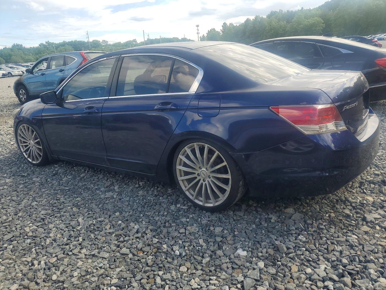 2008 Honda Accord Ex Blue vin: 1HGCP25778A068362