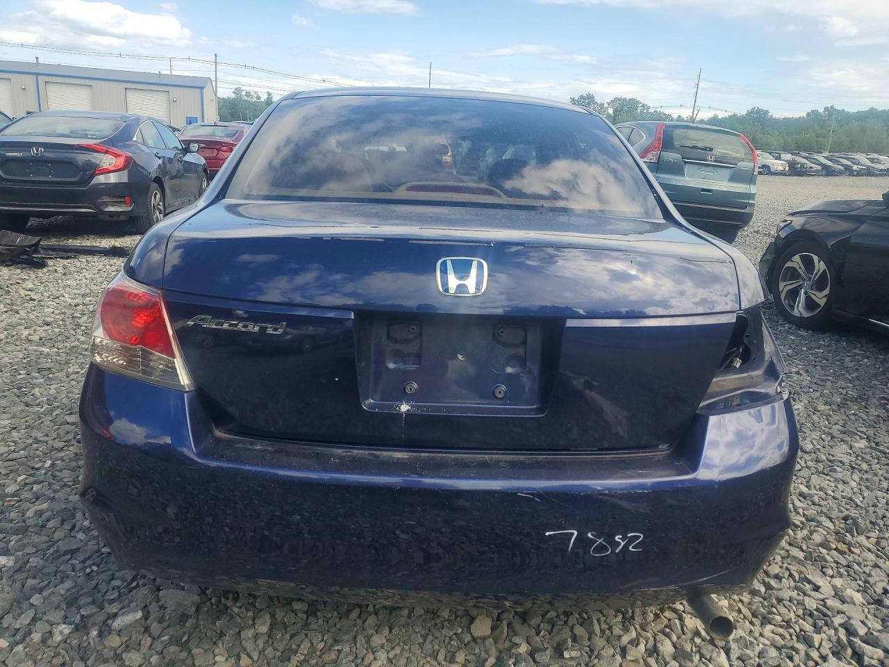 2008 Honda Accord Ex Blue vin: 1HGCP25778A068362