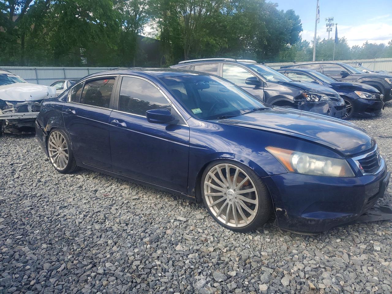 2008 Honda Accord Ex Blue vin: 1HGCP25778A068362