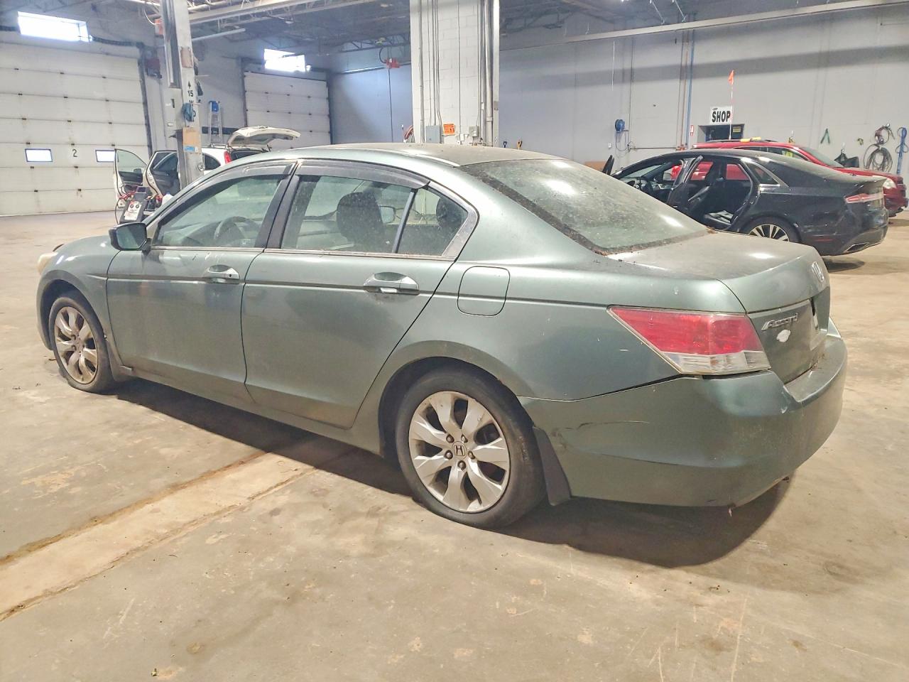 2009 Honda Accord Ex Green vin: 1HGCP25799A805322