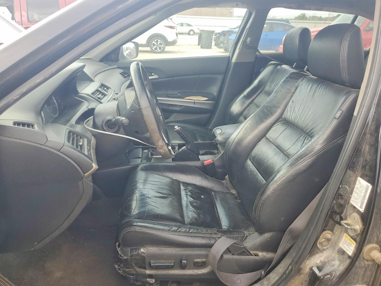 2008 Honda Accord Exl Black vin: 1HGCP25858A003938