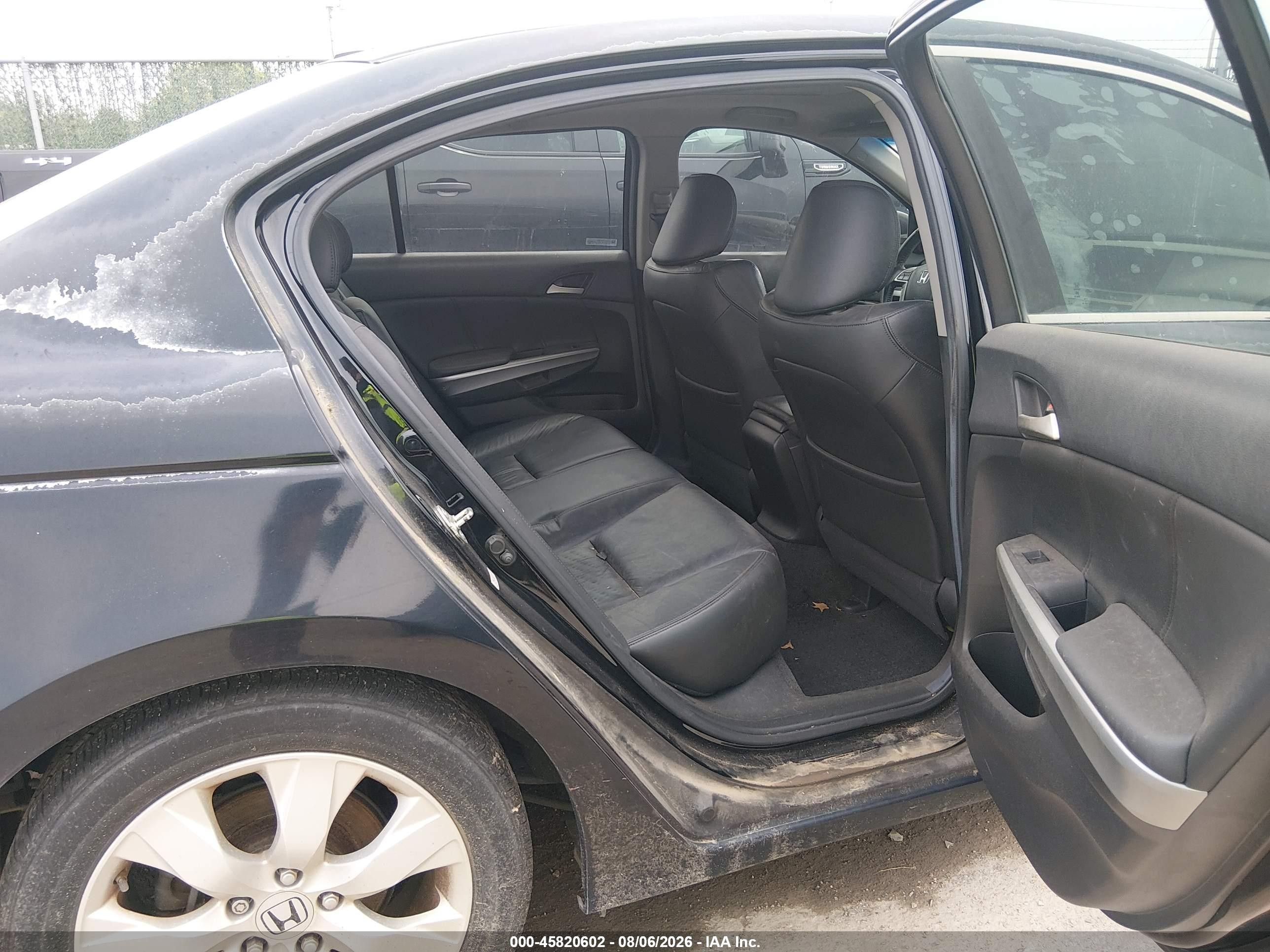 2008 Honda Accord 2.4 Ex-l Black vin: 1HGCP25888A091884
