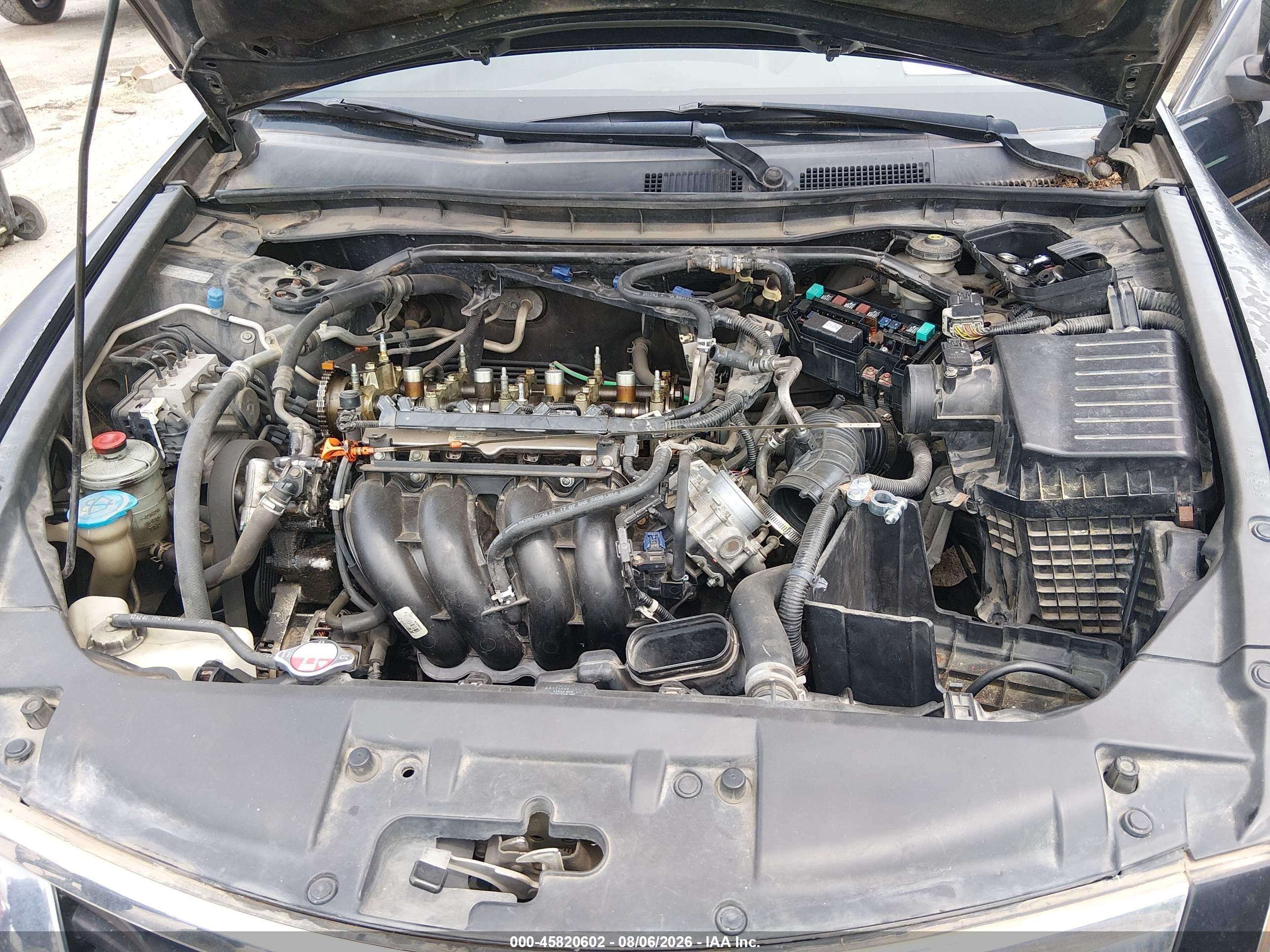 2008 Honda Accord 2.4 Ex-l Black vin: 1HGCP25888A091884
