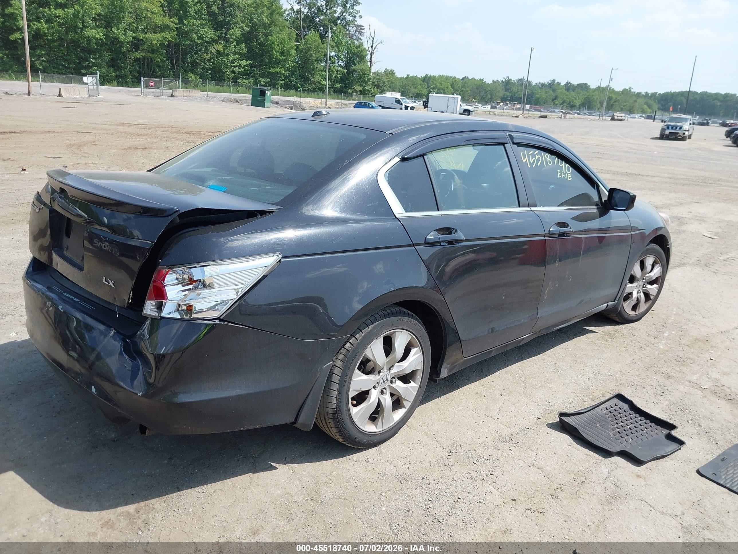 2009 Honda Accord Exl Black vin: 1HGCP258X9A080080