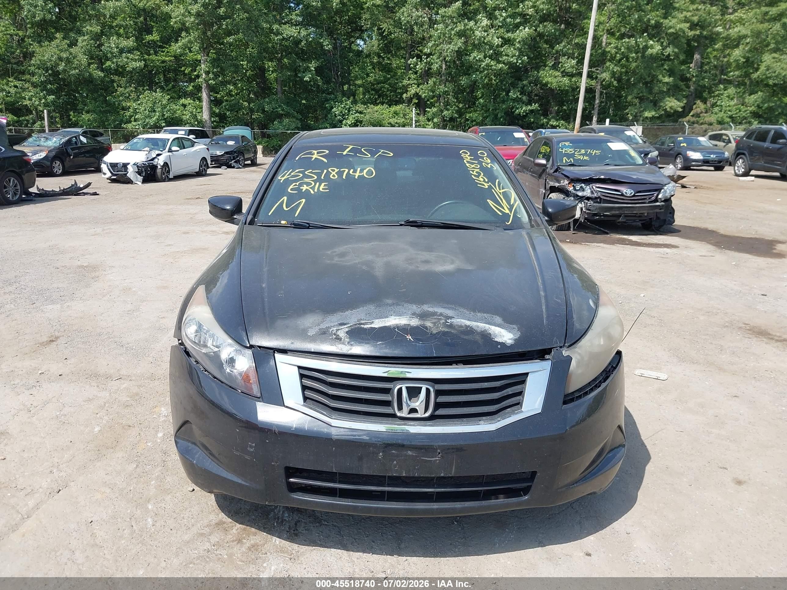 2009 Honda Accord Exl Black vin: 1HGCP258X9A080080