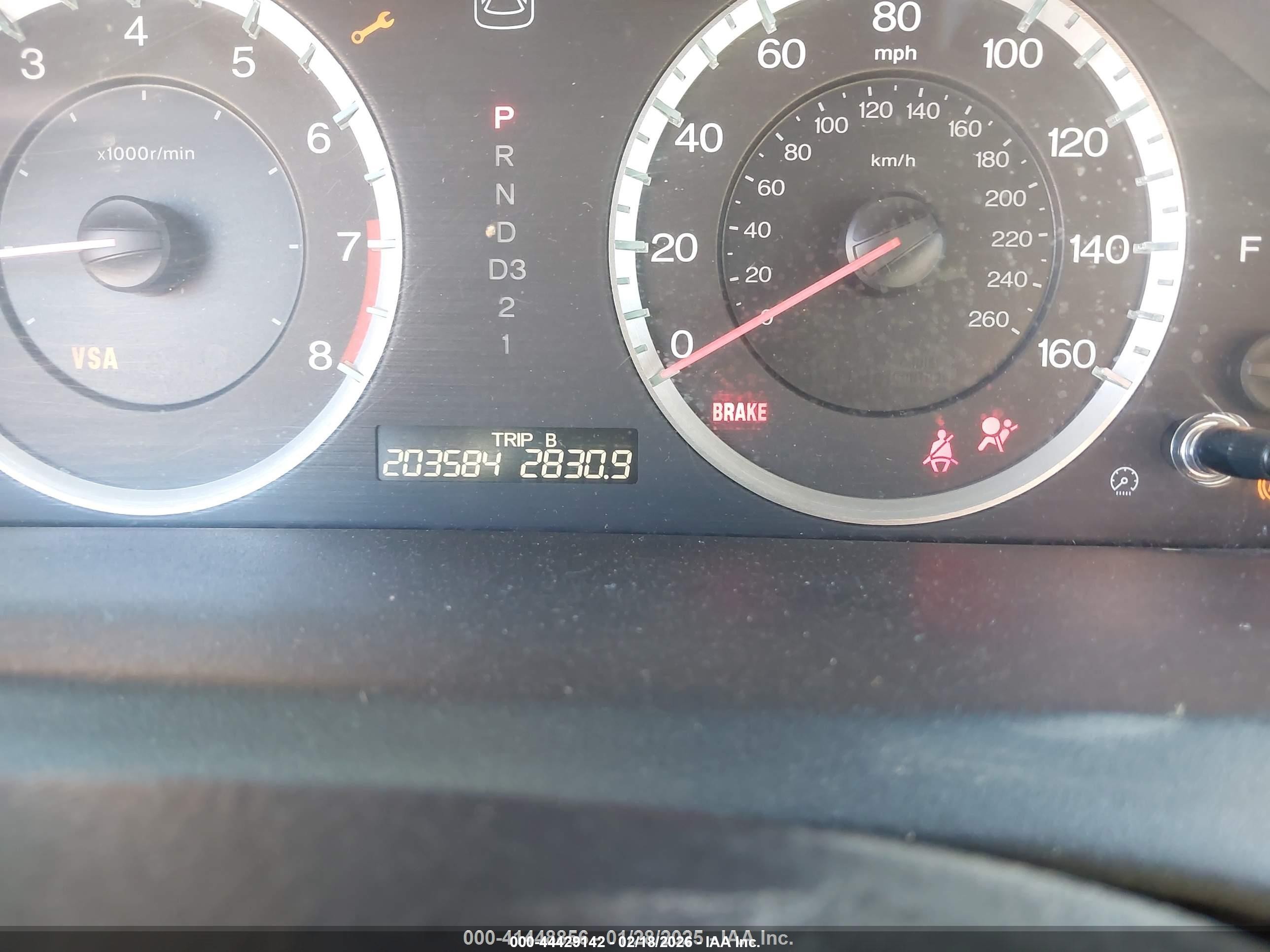 2008 Honda Accord 2.4 Lx White vin: 1HGCP26308A117980