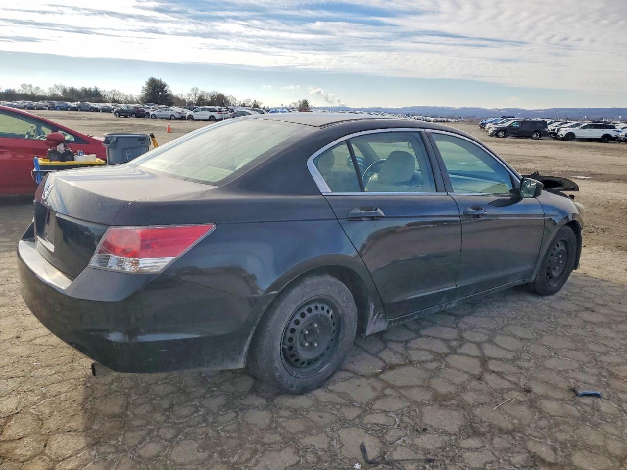 2008 Honda Accord Lx Black vin: 1HGCP26308A127487