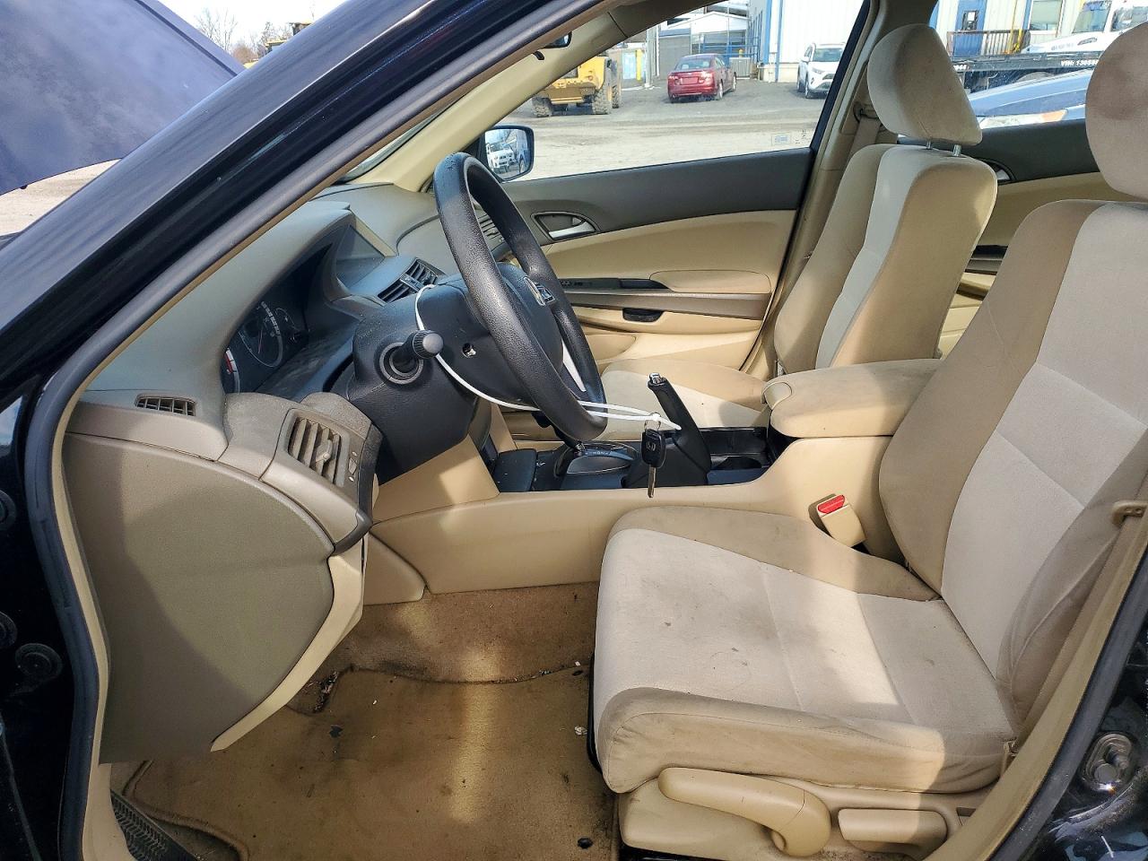 2008 Honda Accord Lx Black vin: 1HGCP26308A127487