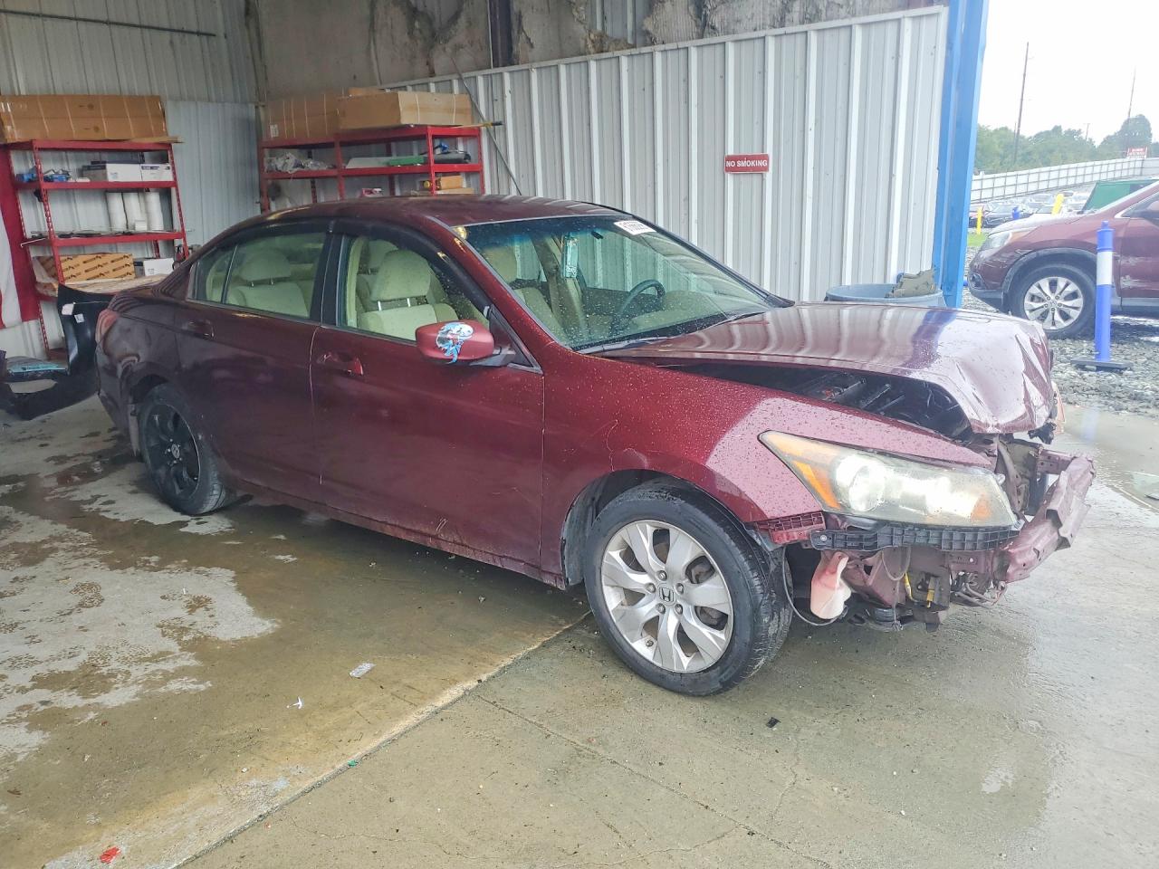 2008 Honda Accord Lx Burgundy vin: 1HGCP26308A146248
