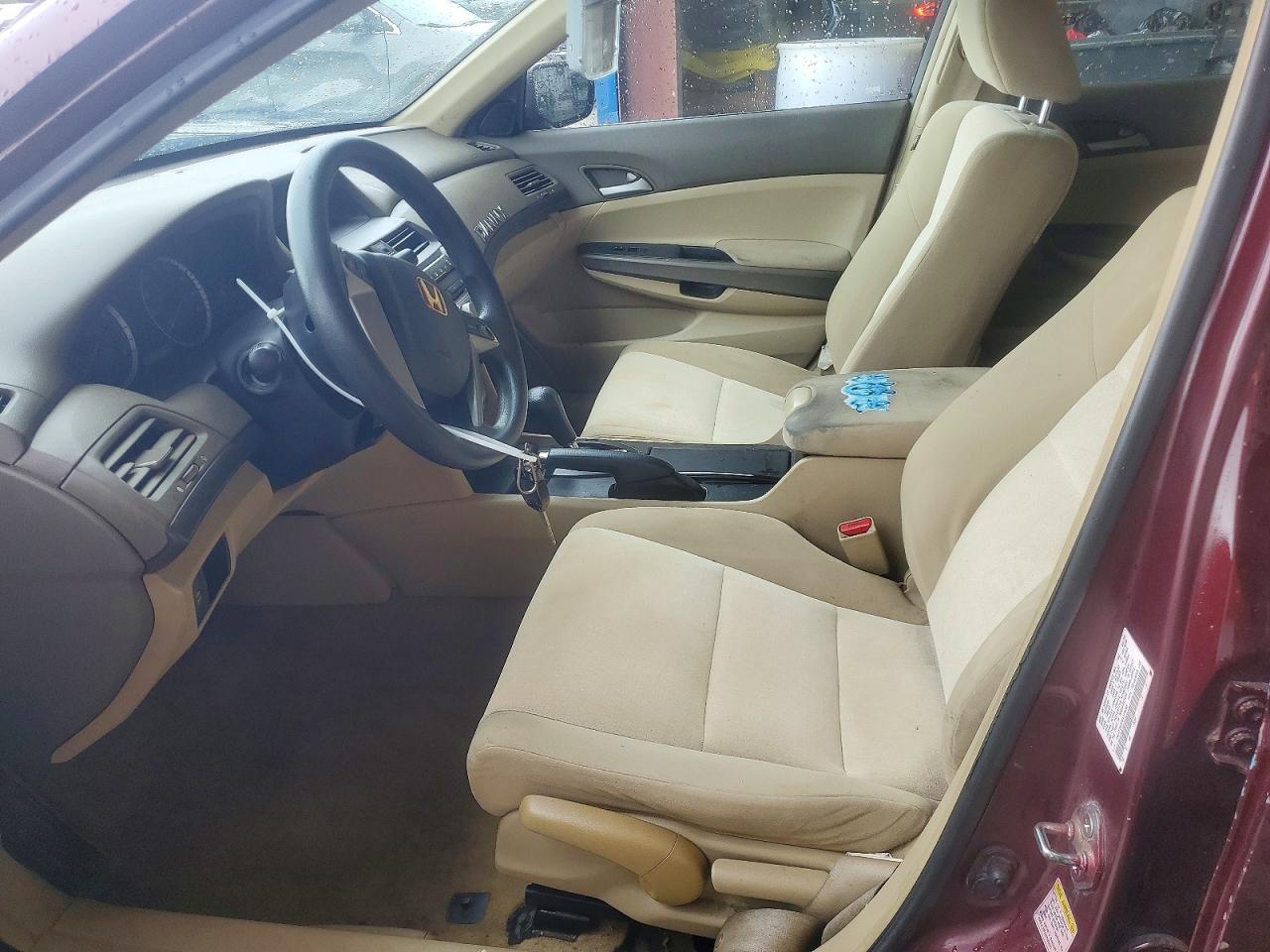 2008 Honda Accord Lx Burgundy vin: 1HGCP26308A146248
