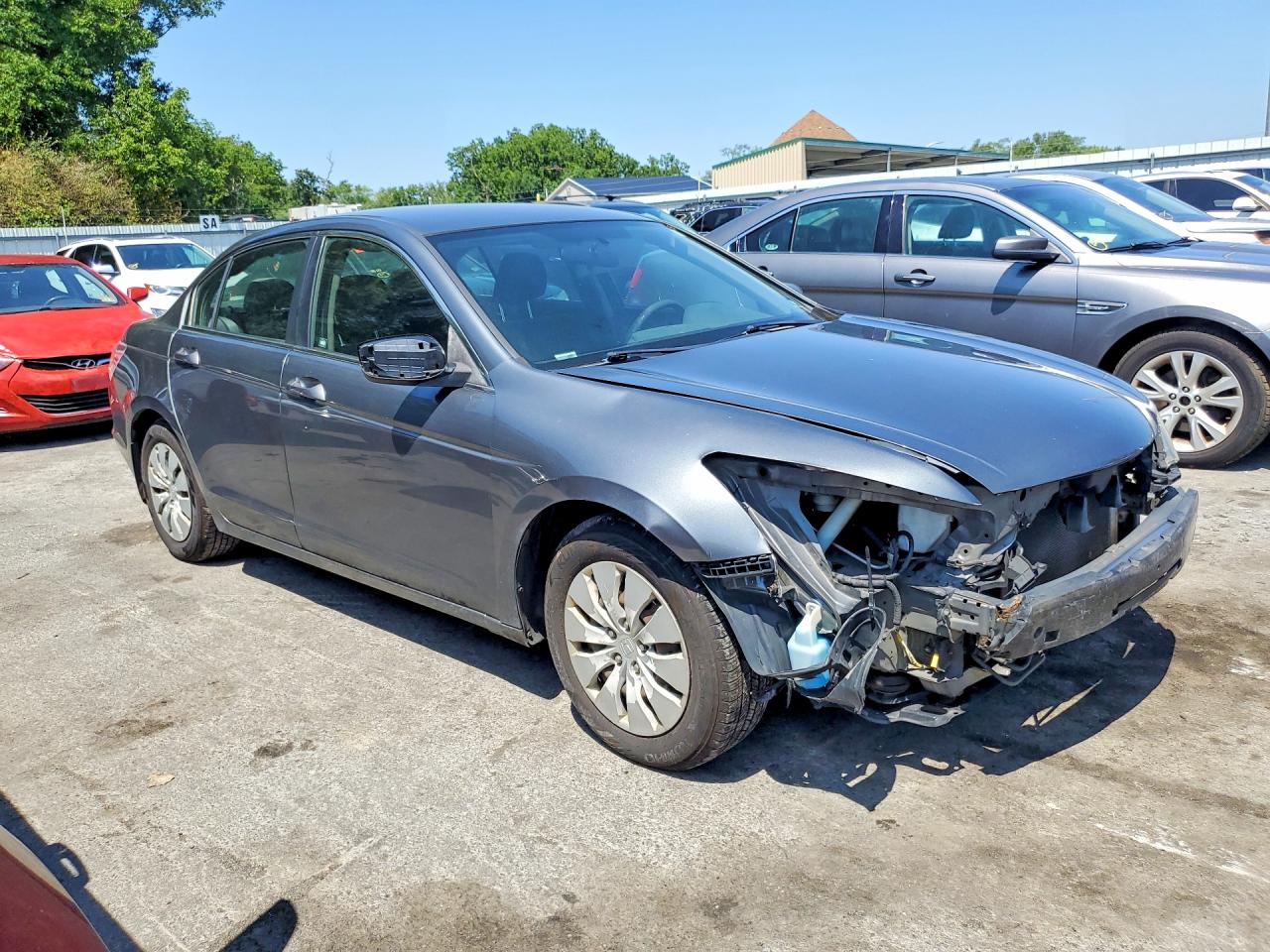 2008 Honda Accord Lx Gray vin: 1HGCP26308A156116