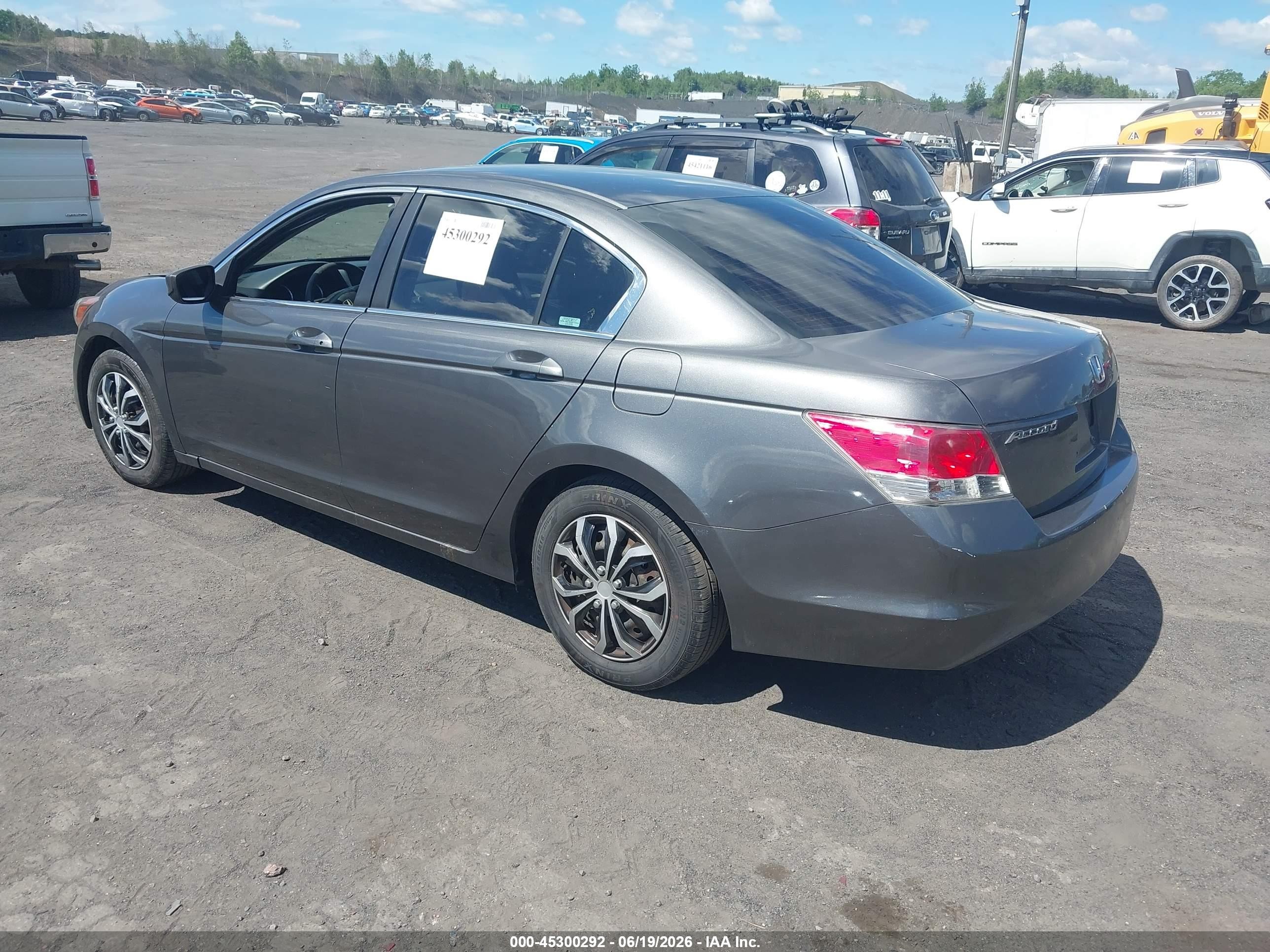 2009 Honda Accord 2.4 Lx Gray vin: 1HGCP26309A024121