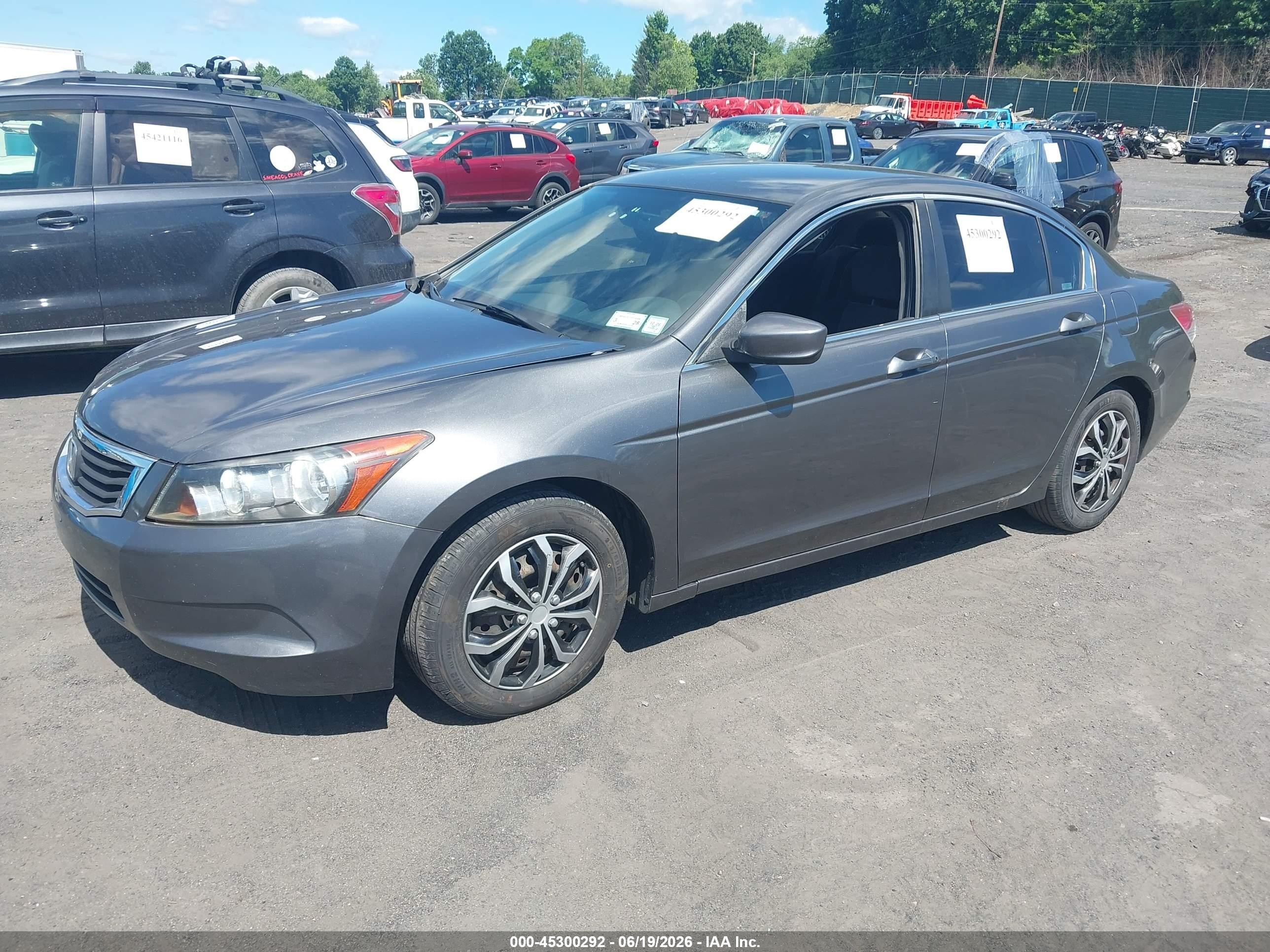 2009 Honda Accord 2.4 Lx Gray vin: 1HGCP26309A024121