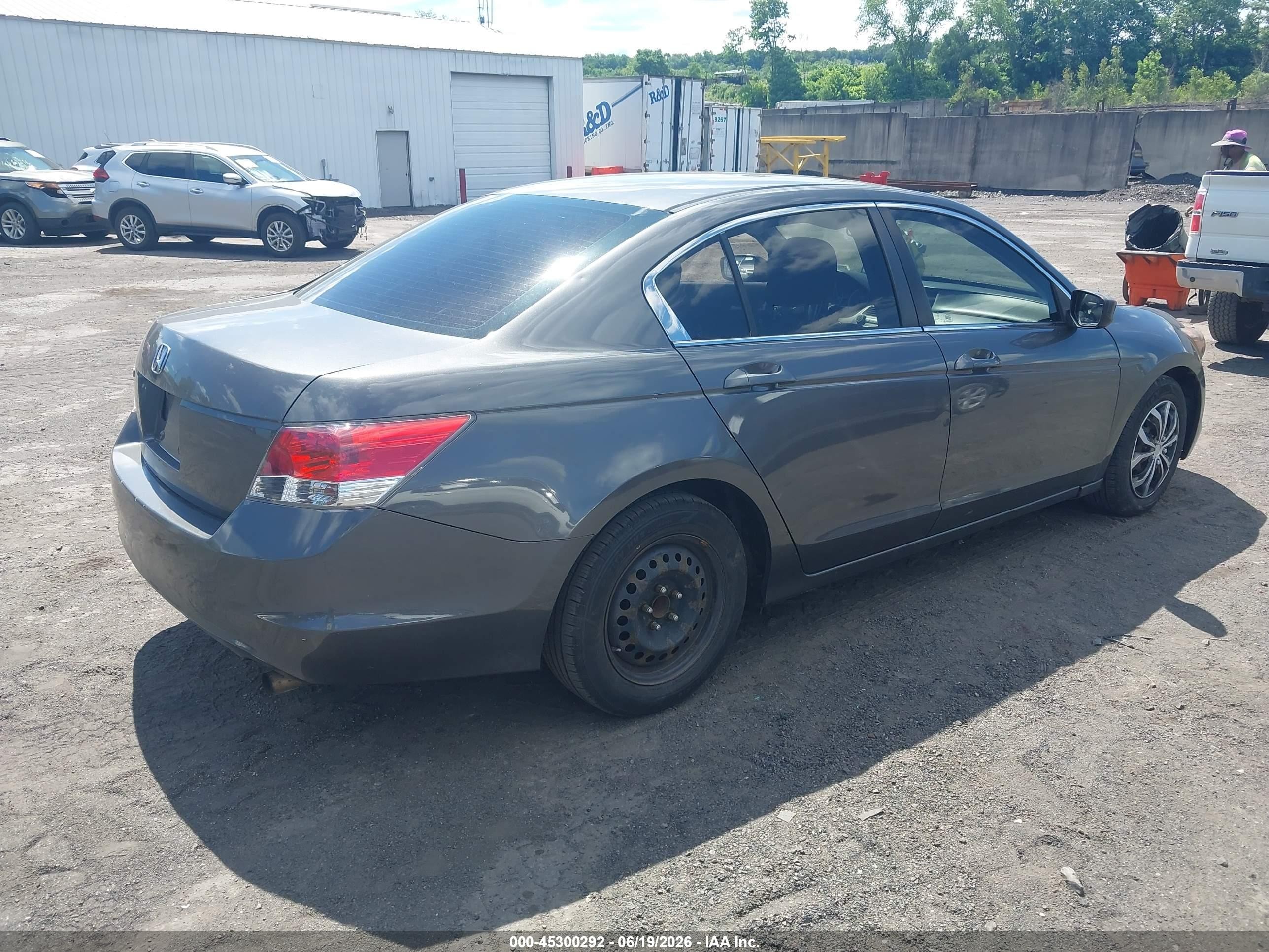 2009 Honda Accord 2.4 Lx Gray vin: 1HGCP26309A024121