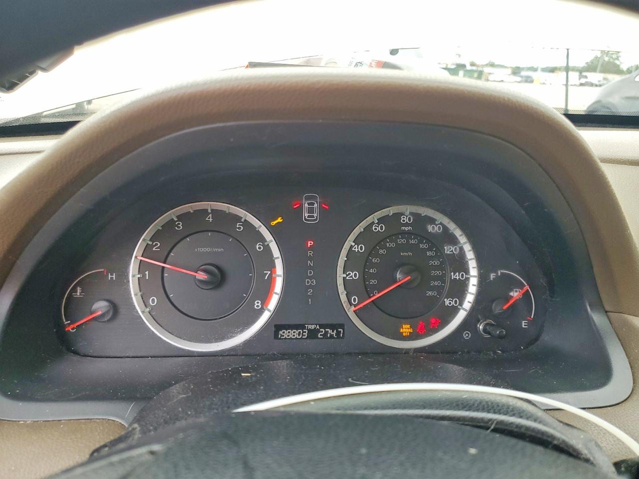 2009 Honda Accord Lx Tan vin: 1HGCP26309A027911