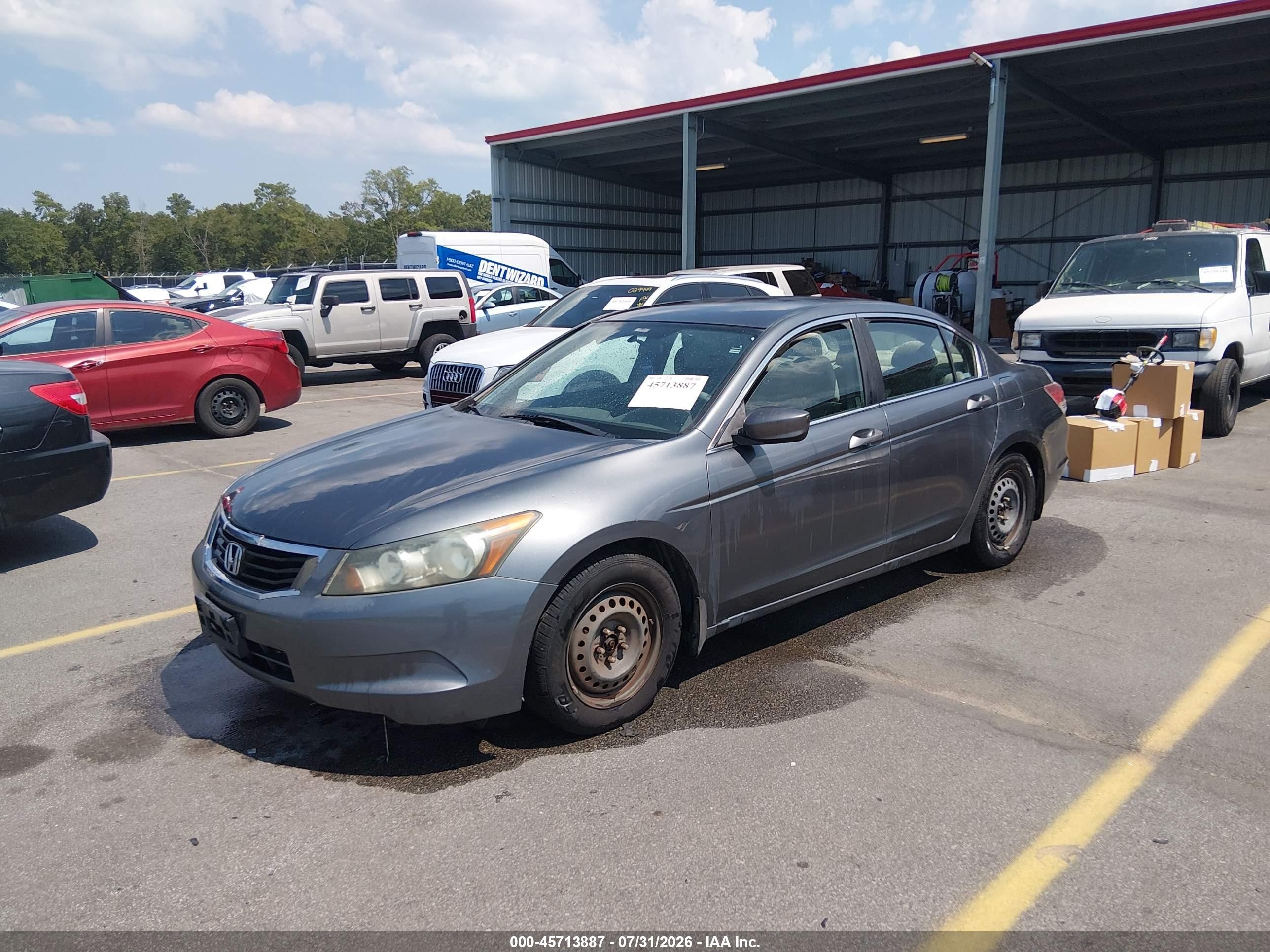 2009 Honda Accord 2.4 Lx Серый vin: 1HGCP26309A039945