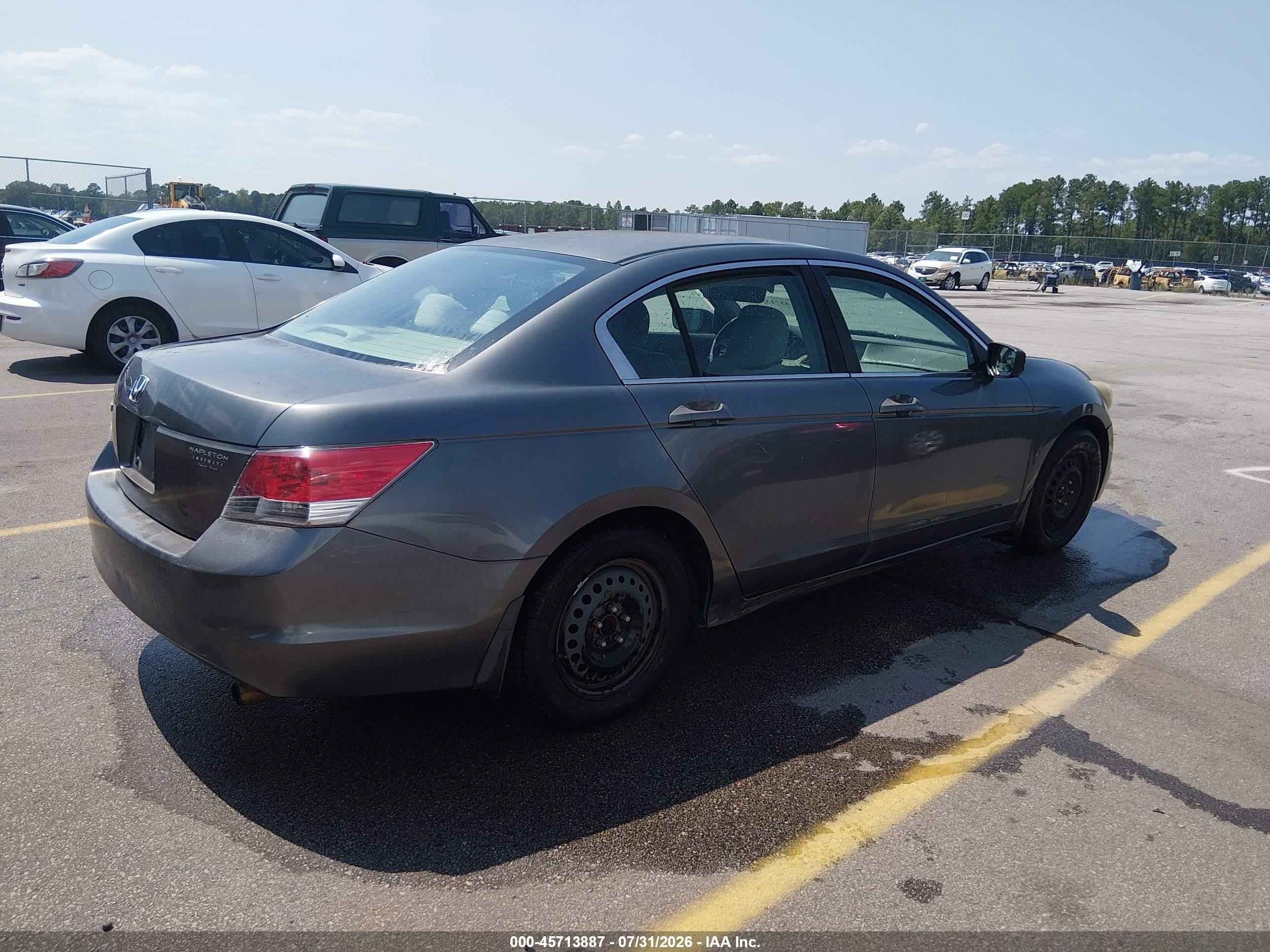 2009 Honda Accord 2.4 Lx Серый vin: 1HGCP26309A039945