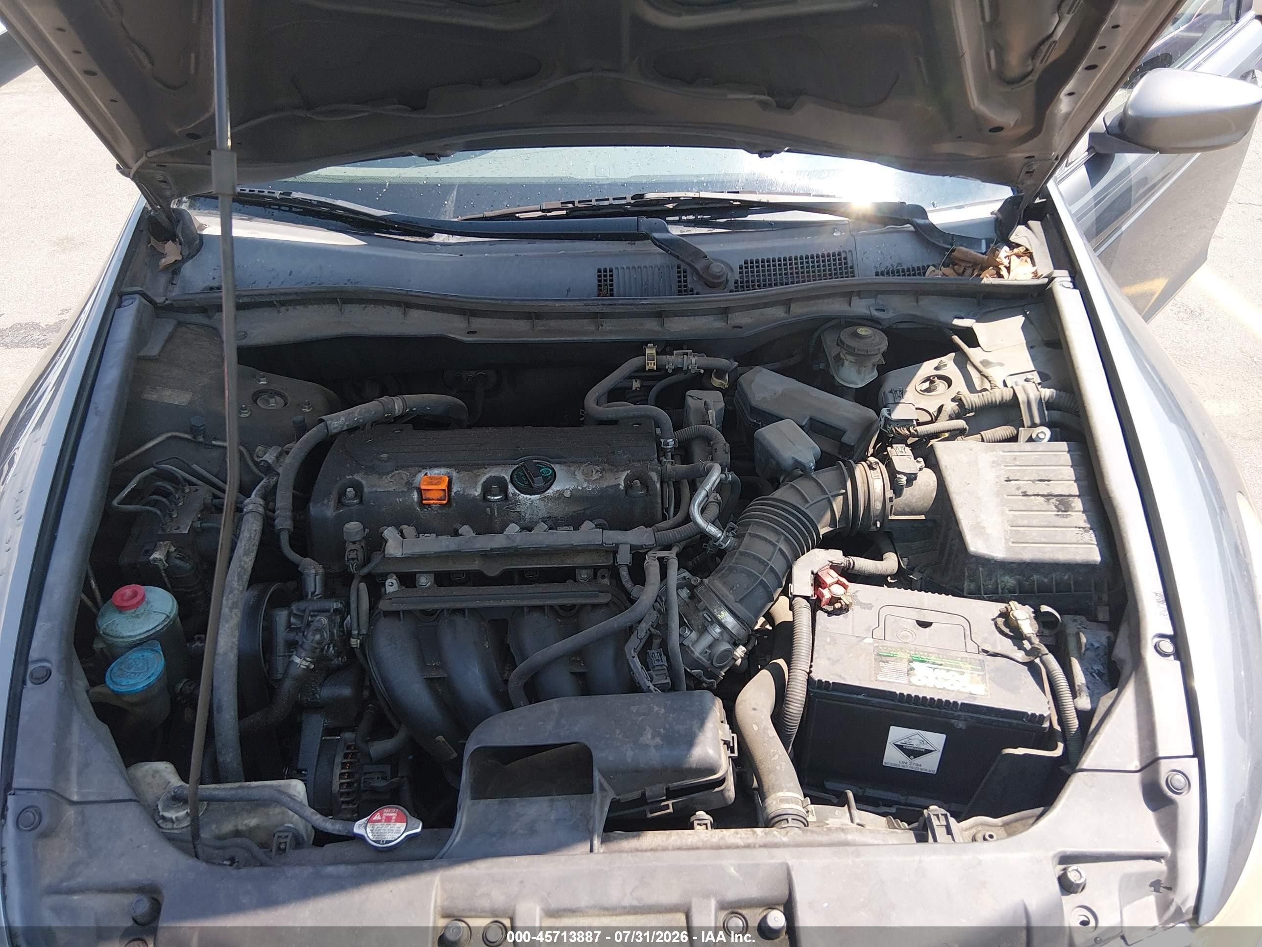 2009 Honda Accord 2.4 Lx Серый vin: 1HGCP26309A039945