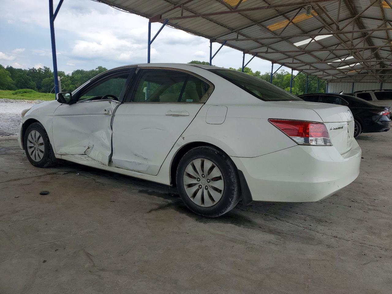 2009 Honda Accord Lx White vin: 1HGCP26309A093763