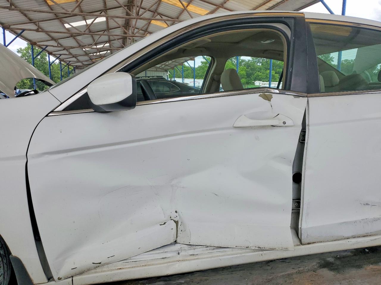 2009 Honda Accord Lx White vin: 1HGCP26309A093763