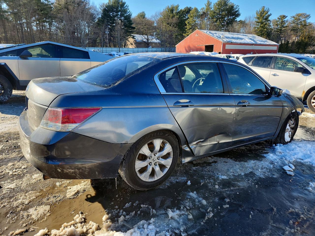 2009 Honda Accord Lx Gray vin: 1HGCP26309A185262