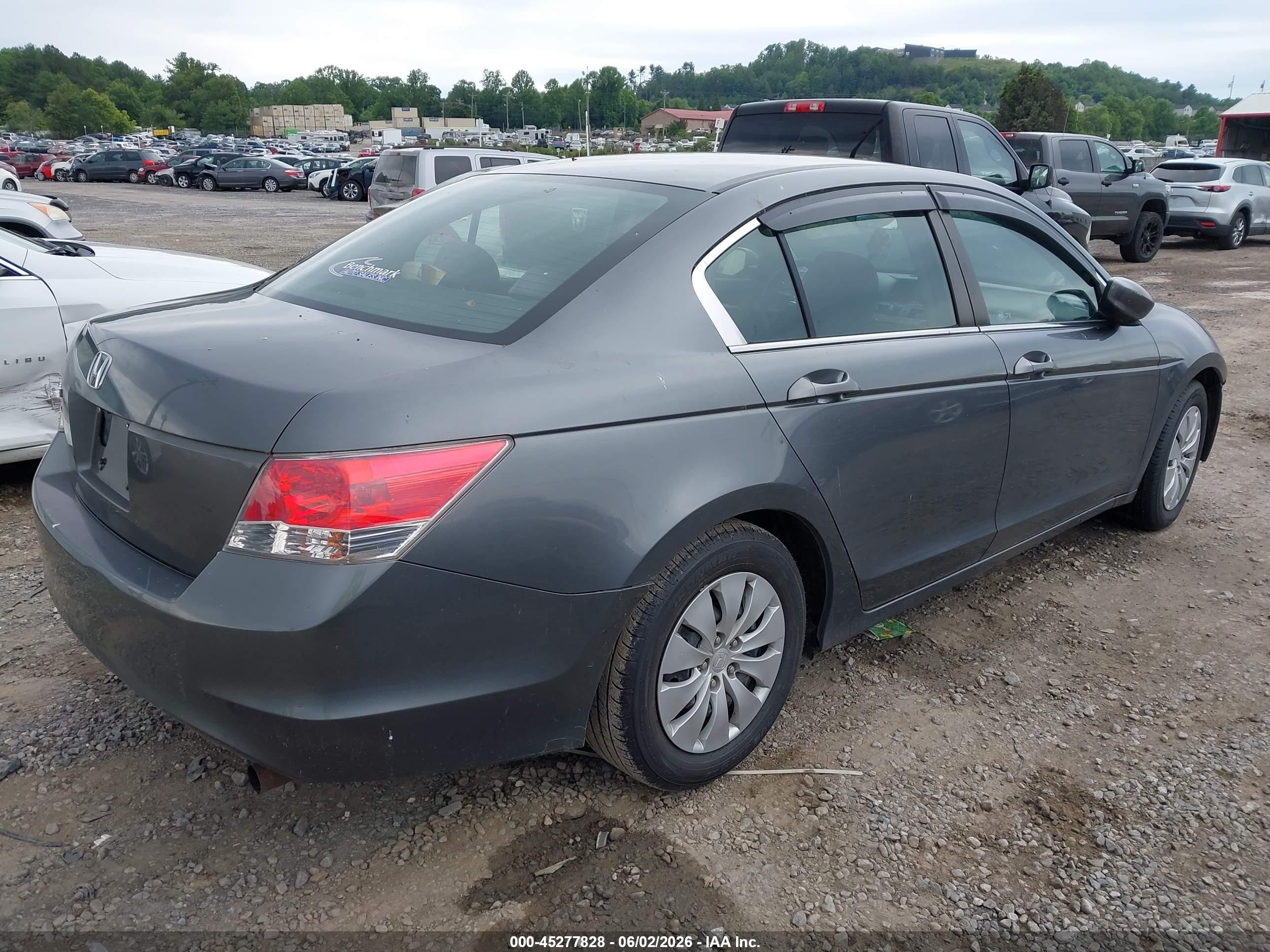 2009 Honda Accord 2.4 Lx Gray vin: 1HGCP26309A194186