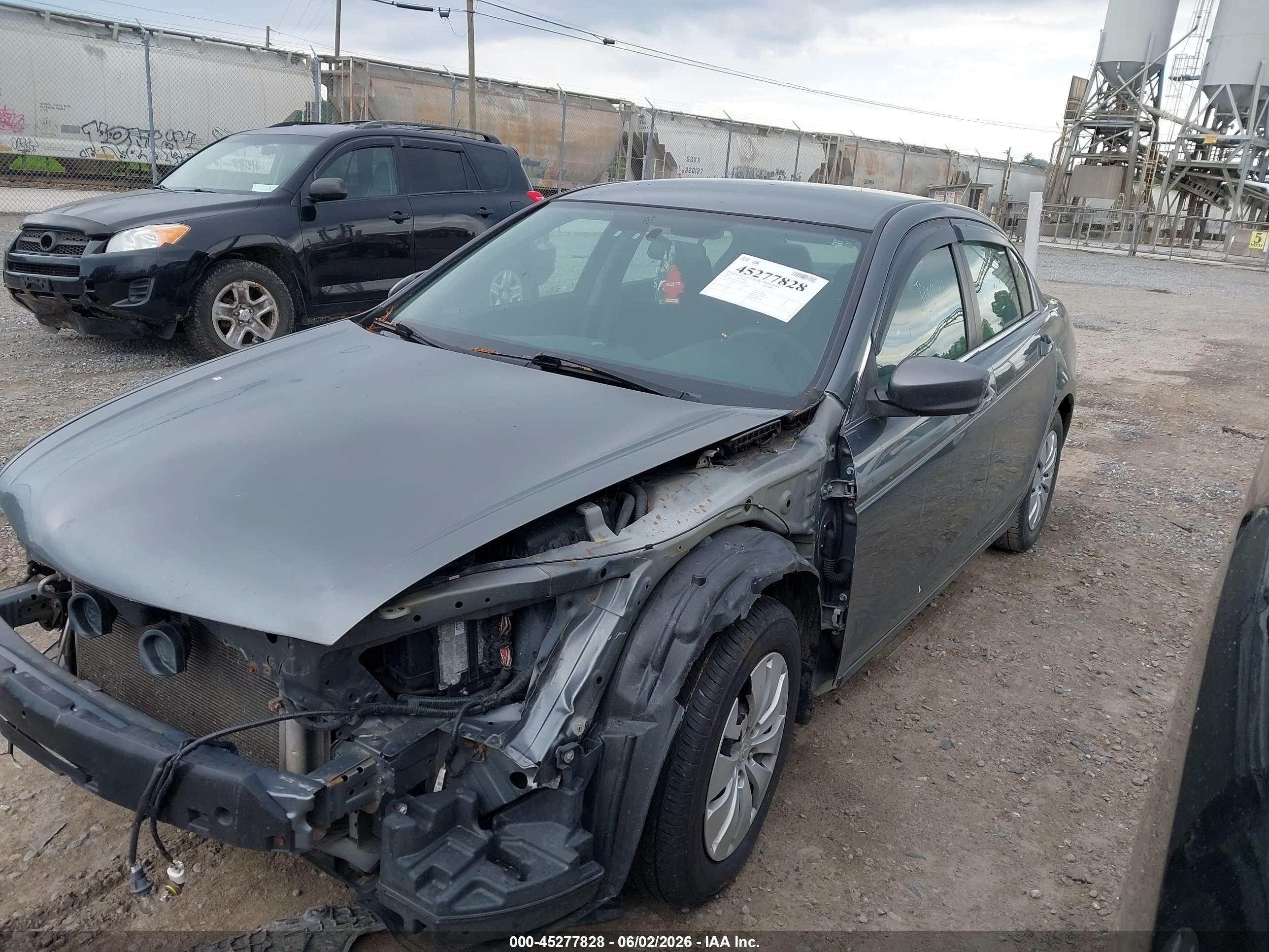 2009 Honda Accord 2.4 Lx Gray vin: 1HGCP26309A194186