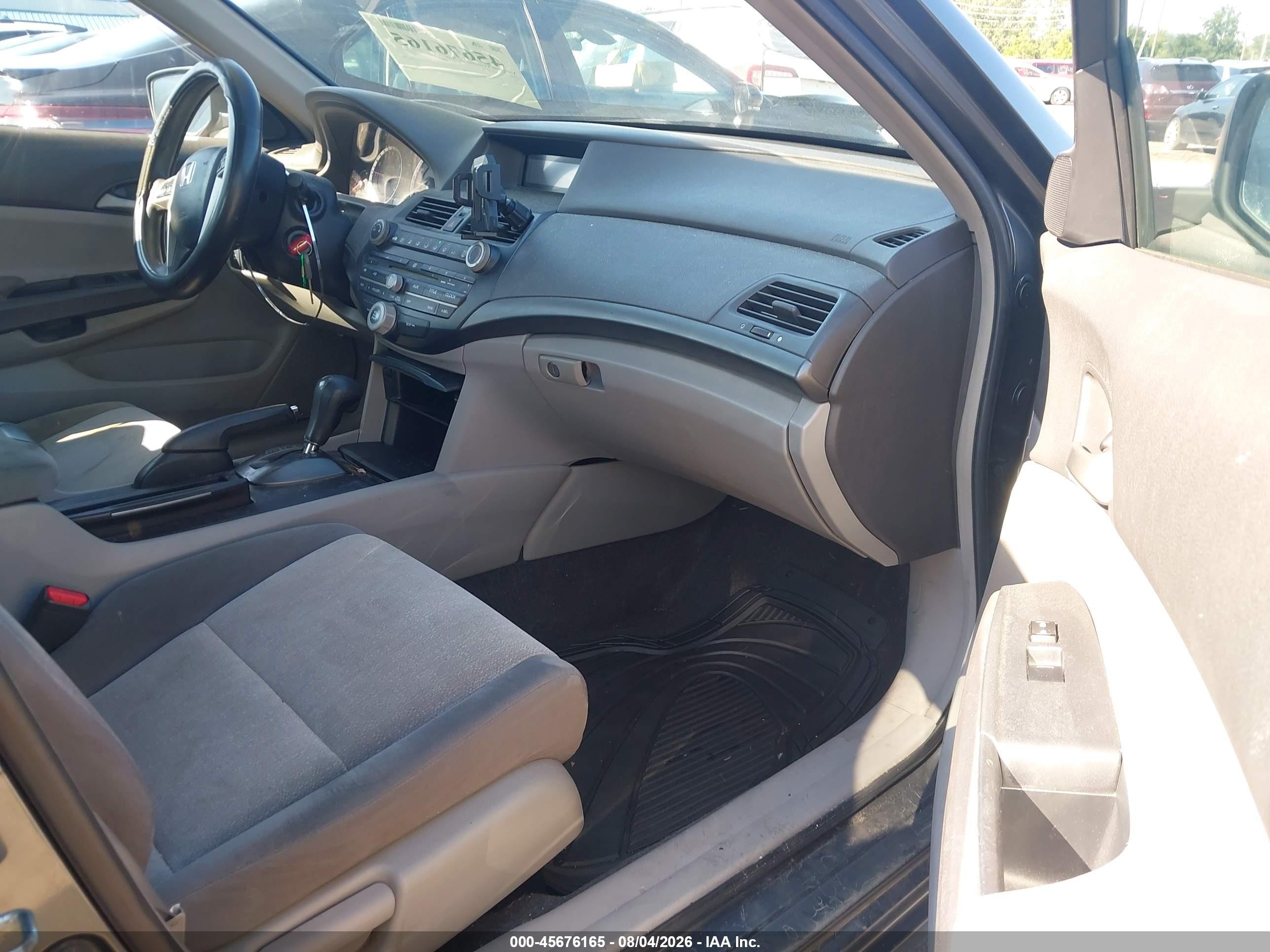 2008 Honda Accord 2.4 Lx Gray vin: 1HGCP26318A010601