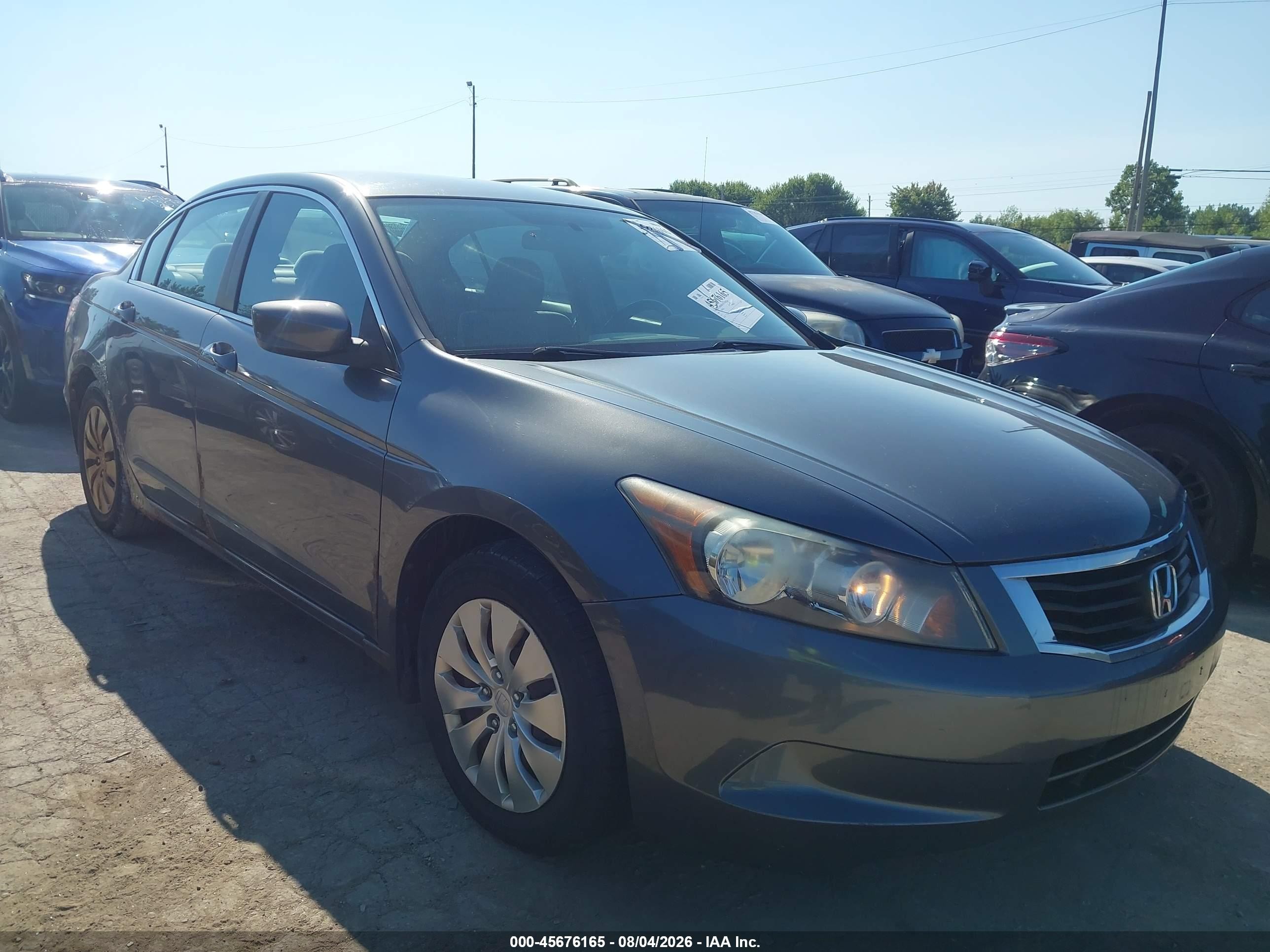 2008 Honda Accord 2.4 Lx Gray vin: 1HGCP26318A010601