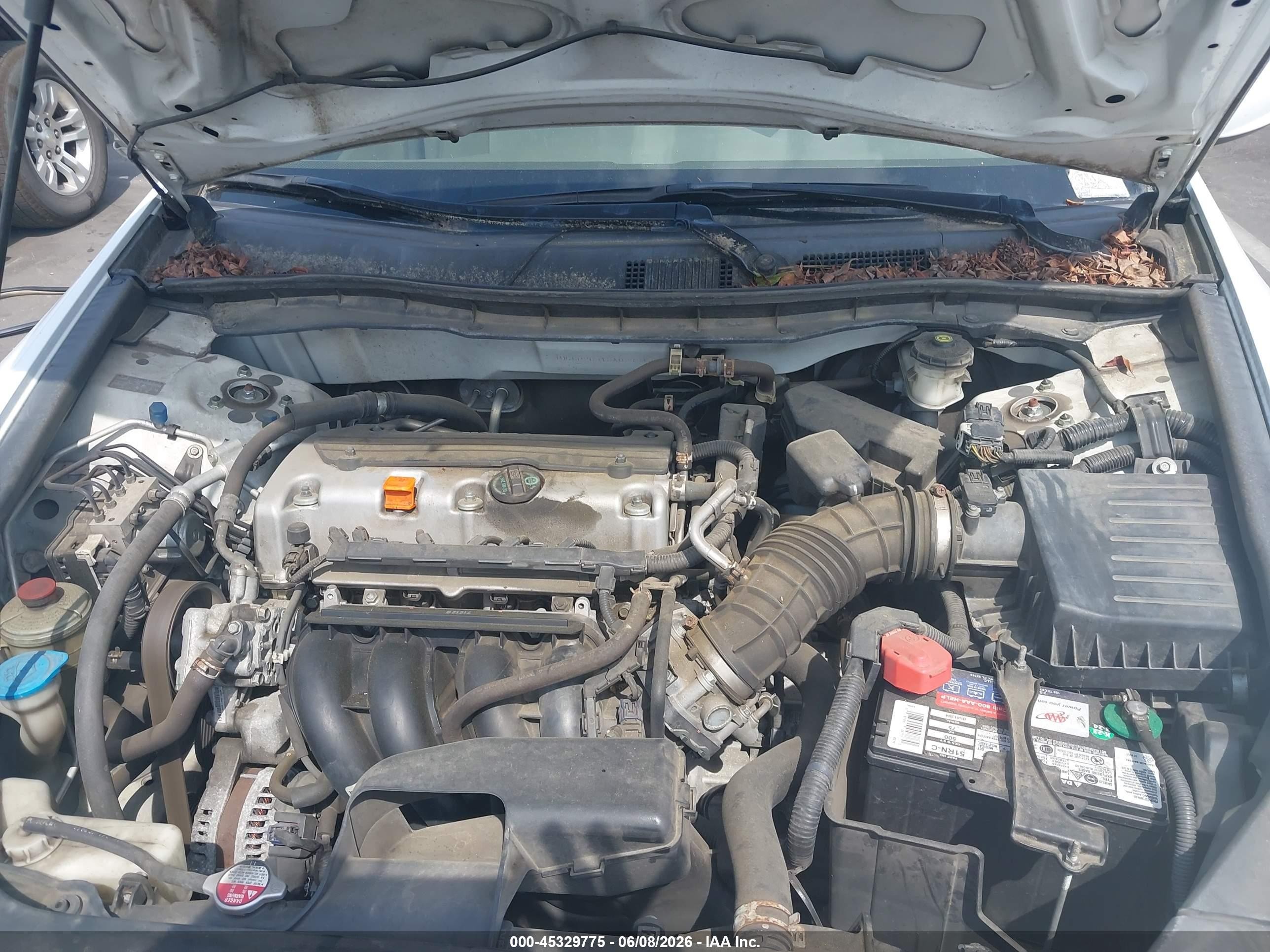 2008 Honda Accord 2.4 Lx Белый vin: 1HGCP26318A029813
