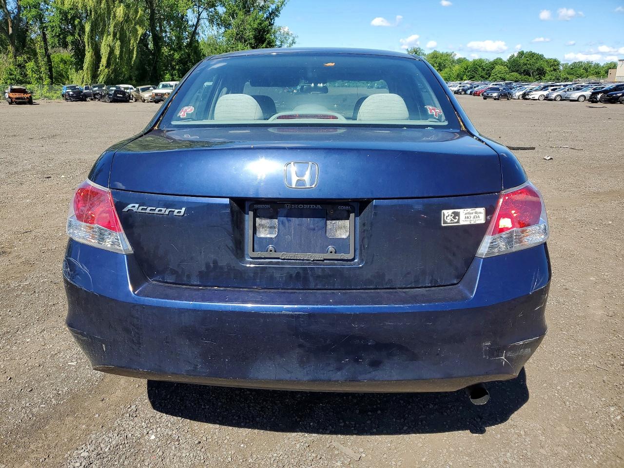 2008 Honda Accord Lx Blue vin: 1HGCP26318A036812
