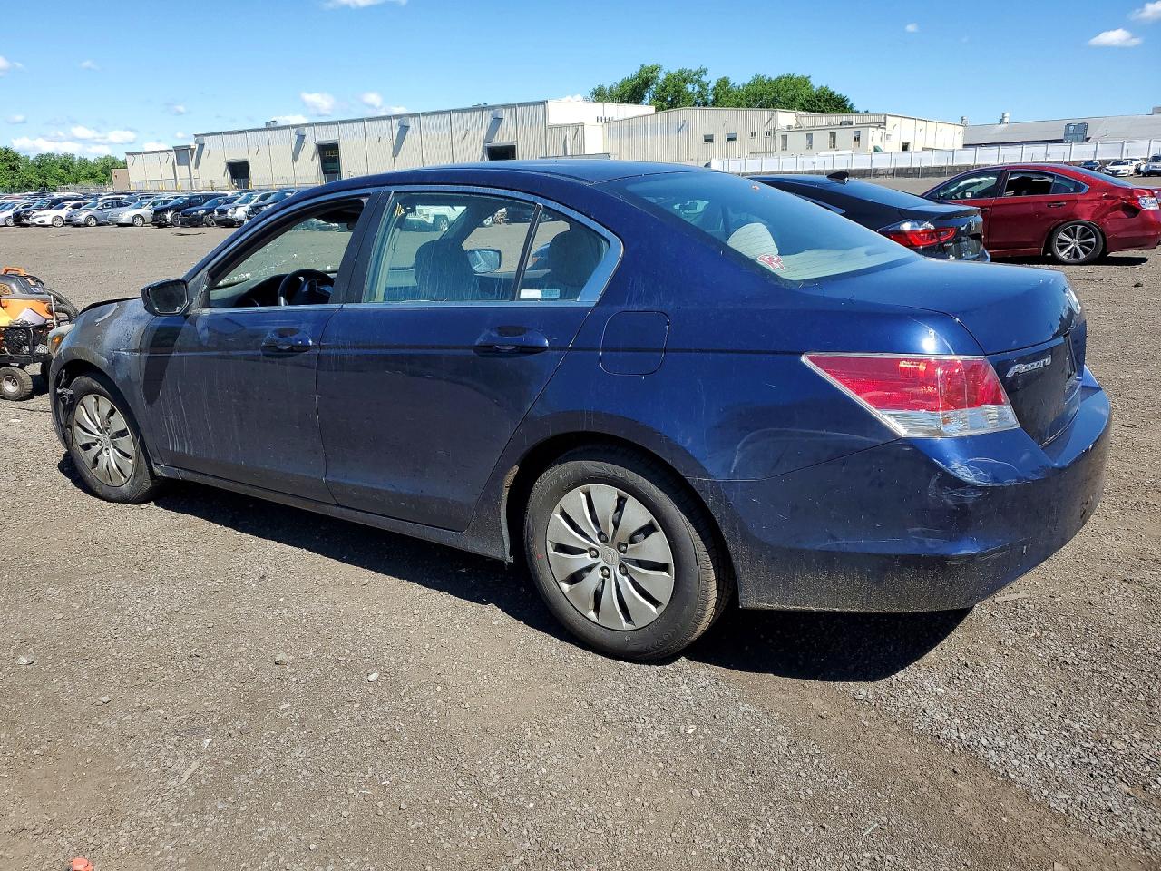 2008 Honda Accord Lx Blue vin: 1HGCP26318A036812