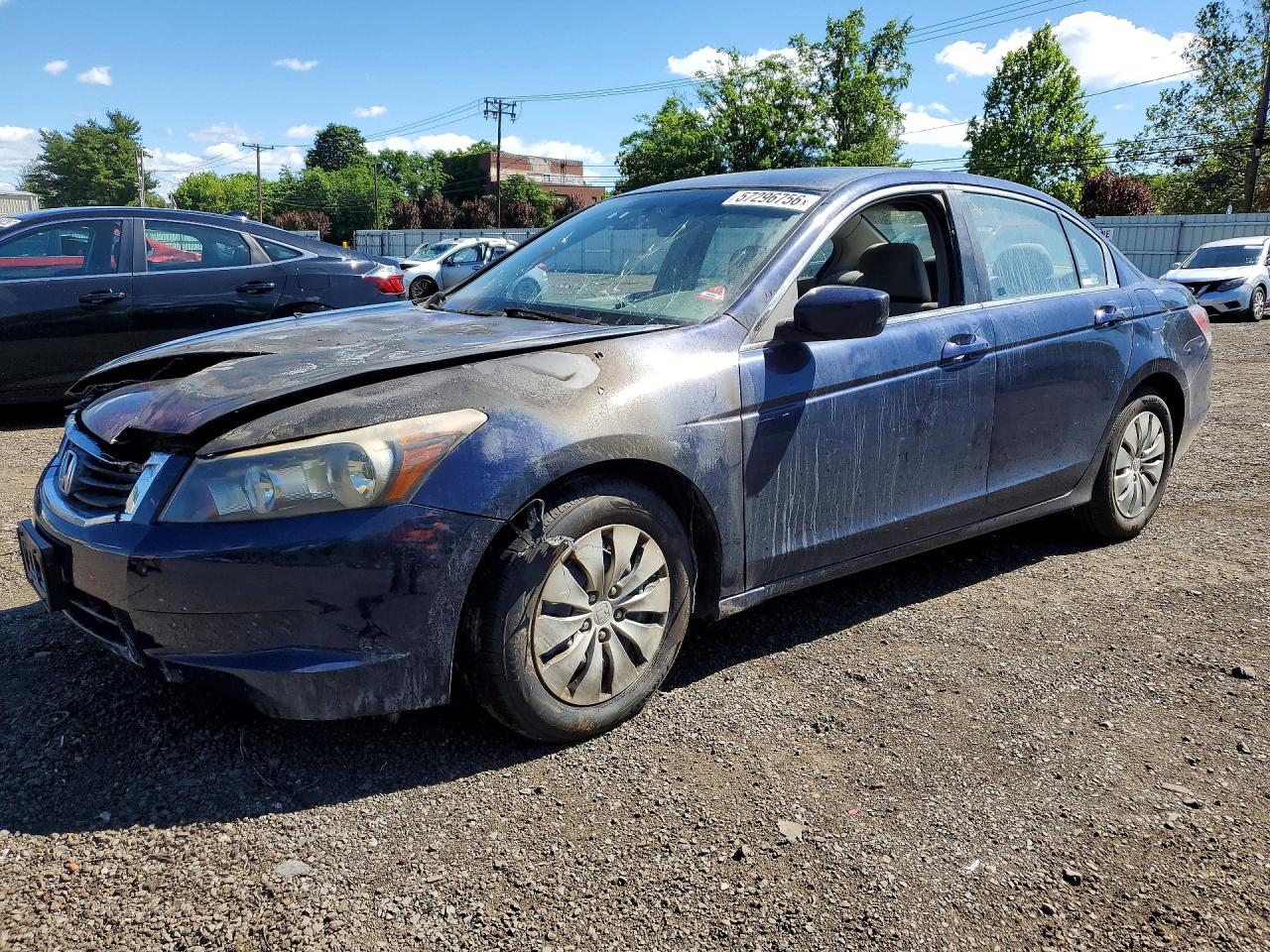 2008 Honda Accord Lx Blue vin: 1HGCP26318A036812