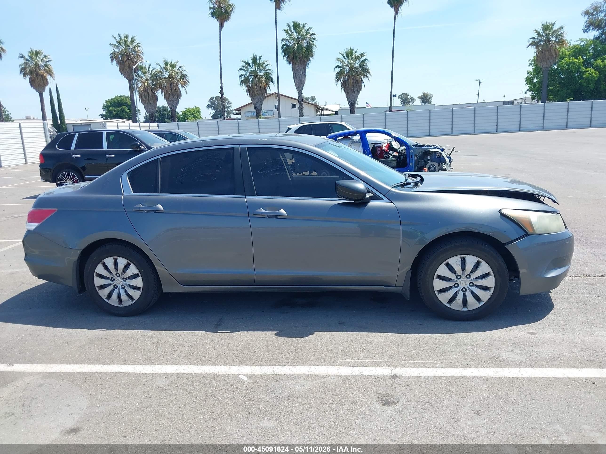 2008 Honda Accord 2.4 Lx Gray vin: 1HGCP26318A050452