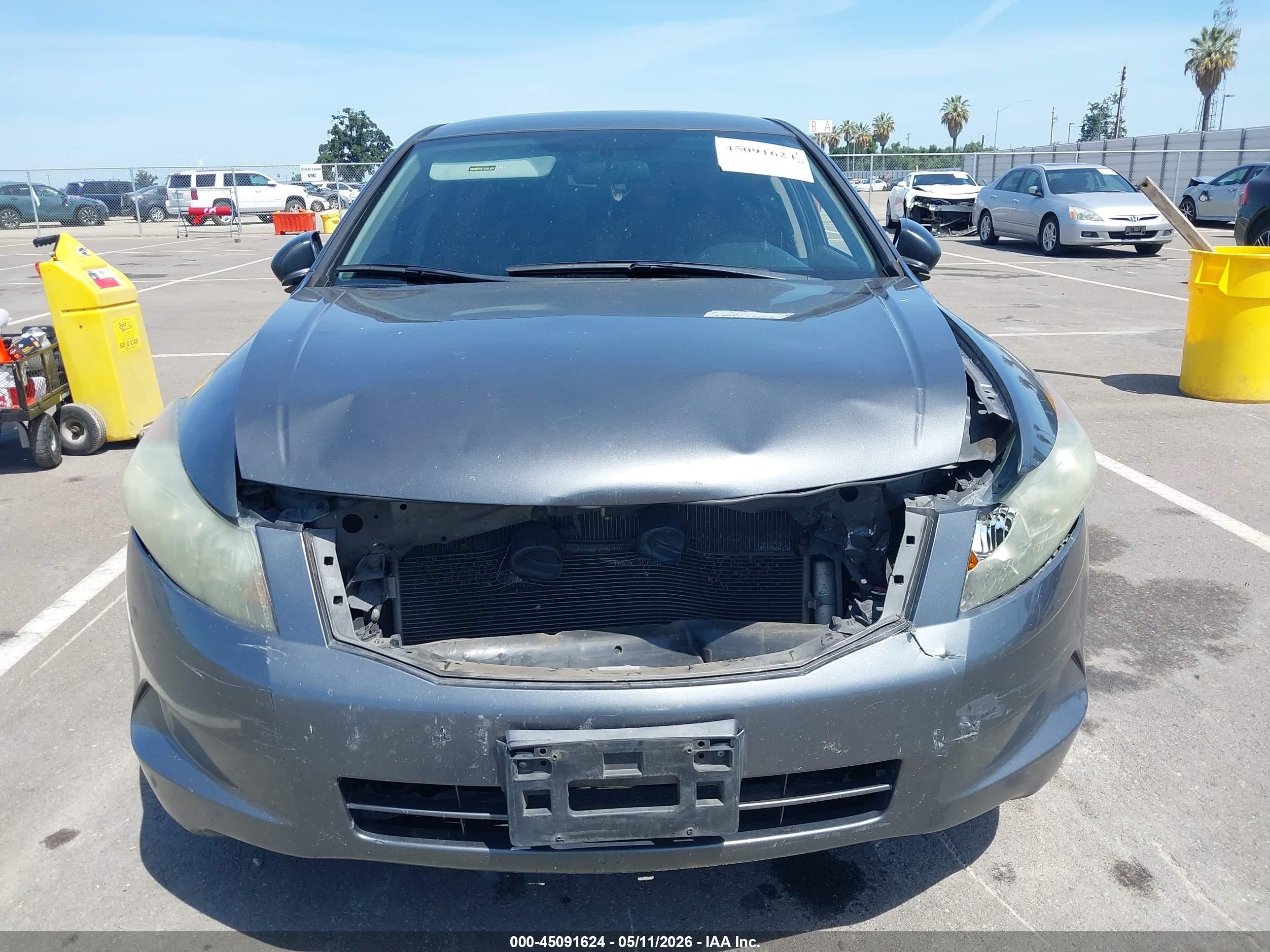 2008 Honda Accord 2.4 Lx Gray vin: 1HGCP26318A050452