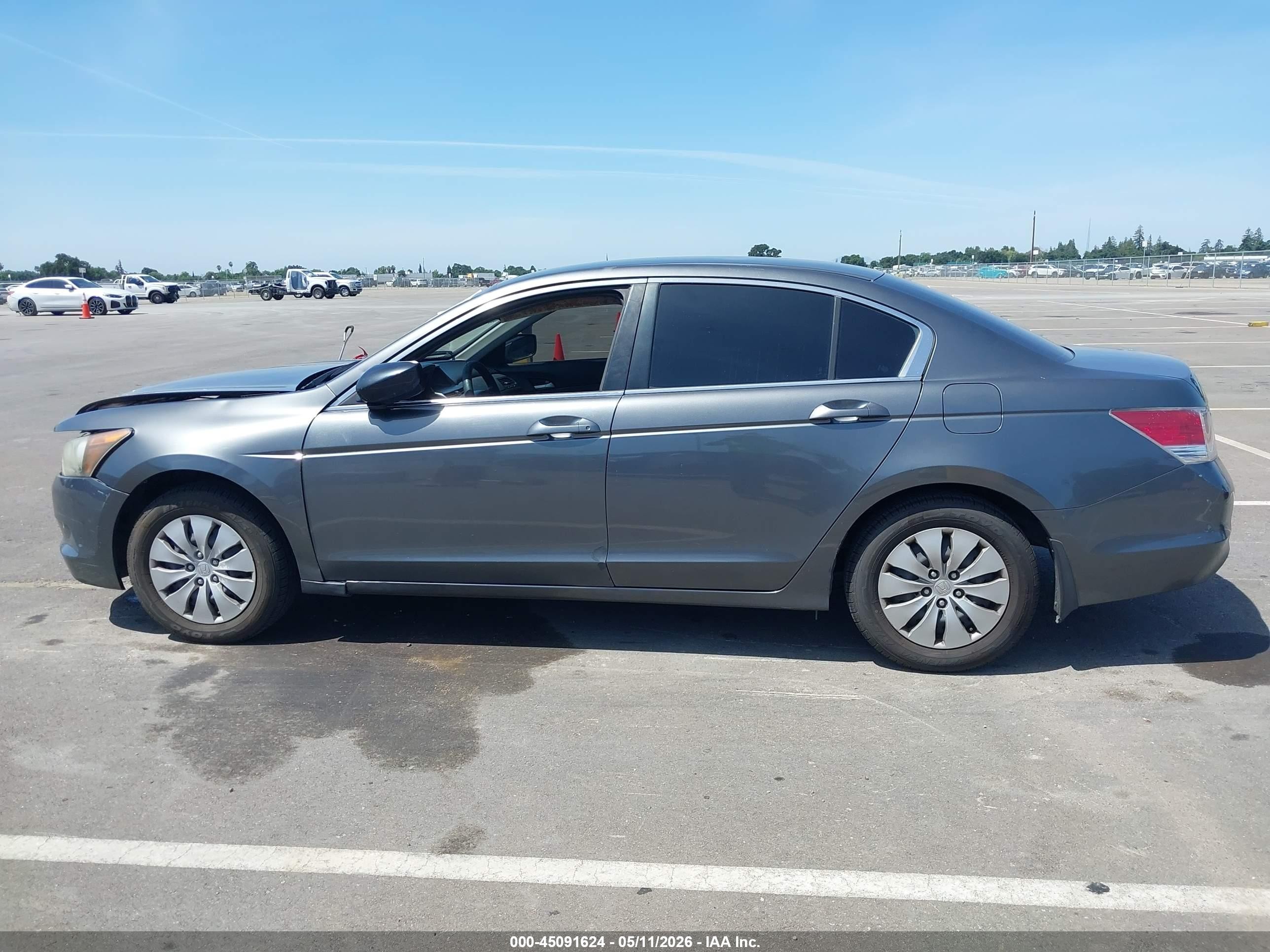 2008 Honda Accord 2.4 Lx Gray vin: 1HGCP26318A050452