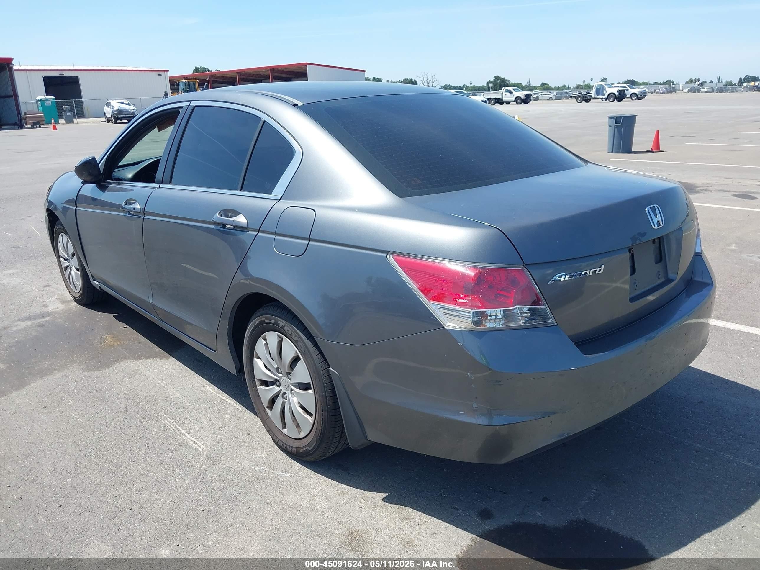 2008 Honda Accord 2.4 Lx Gray vin: 1HGCP26318A050452