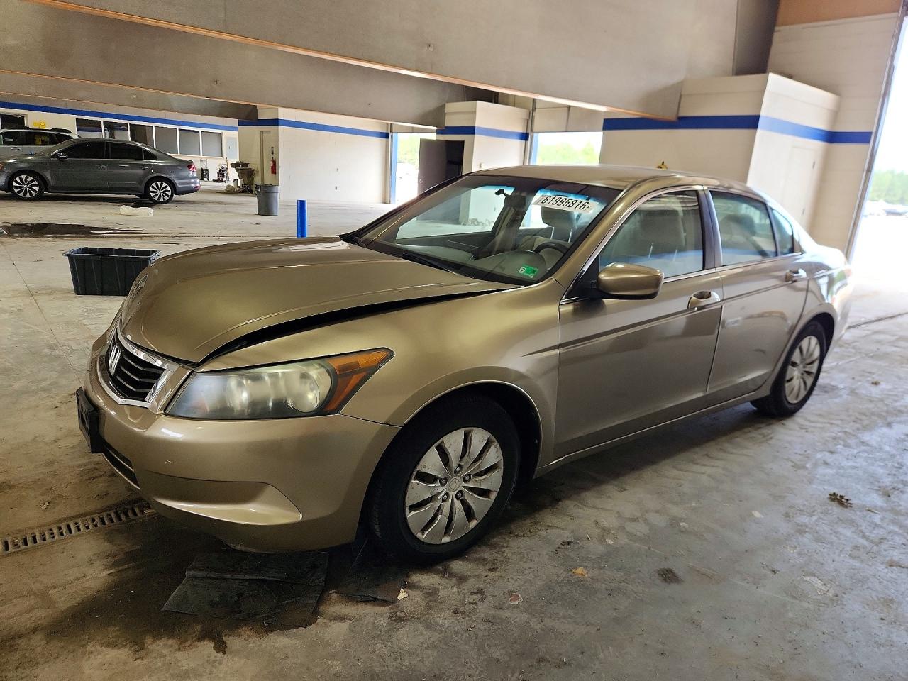 2008 Honda Accord Lx Tan vin: 1HGCP26318A055294