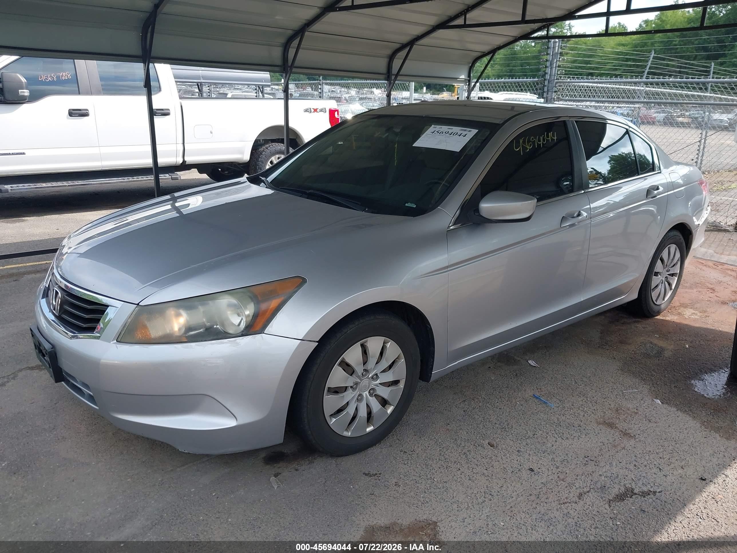 2008 Honda Accord 2.4 Lx Silver vin: 1HGCP26318A140779