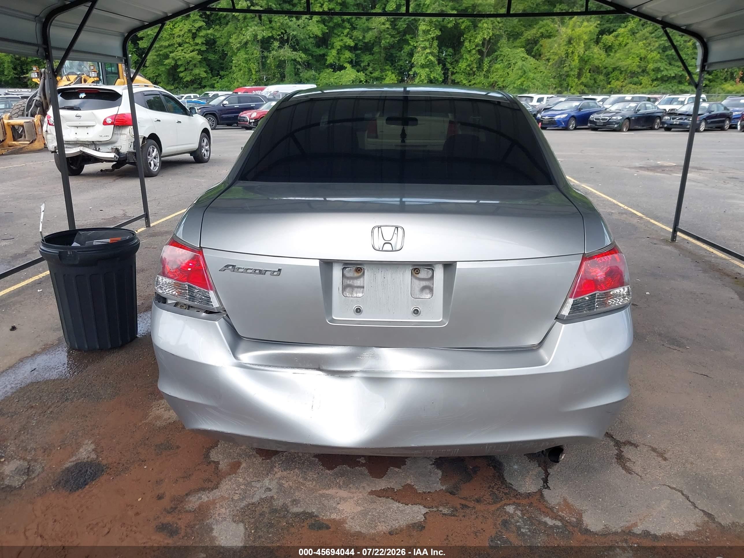 2008 Honda Accord 2.4 Lx Silver vin: 1HGCP26318A140779