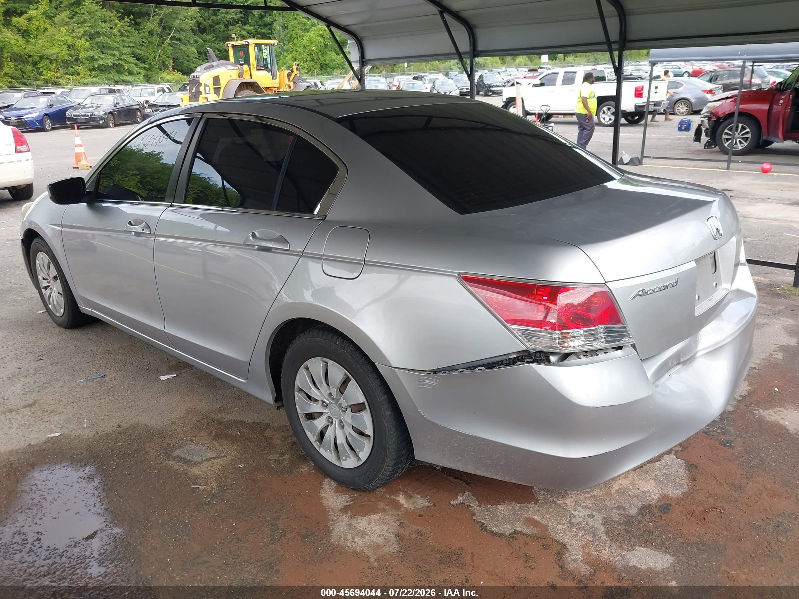 2008 Honda Accord 2.4 Lx Silver vin: 1HGCP26318A140779