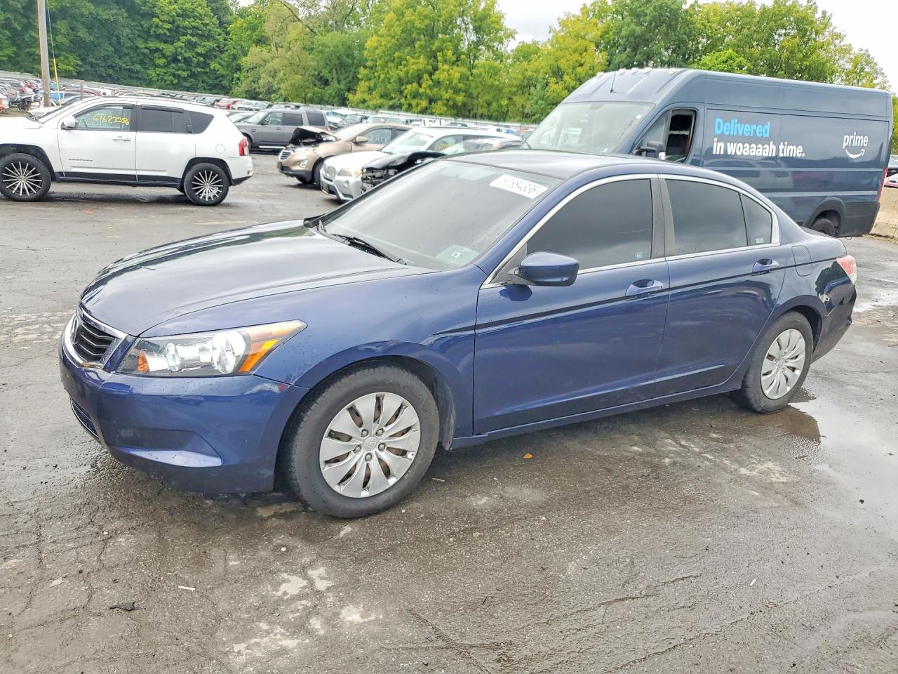 2008 Honda Accord Lx Blue vin: 1HGCP26318A149367
