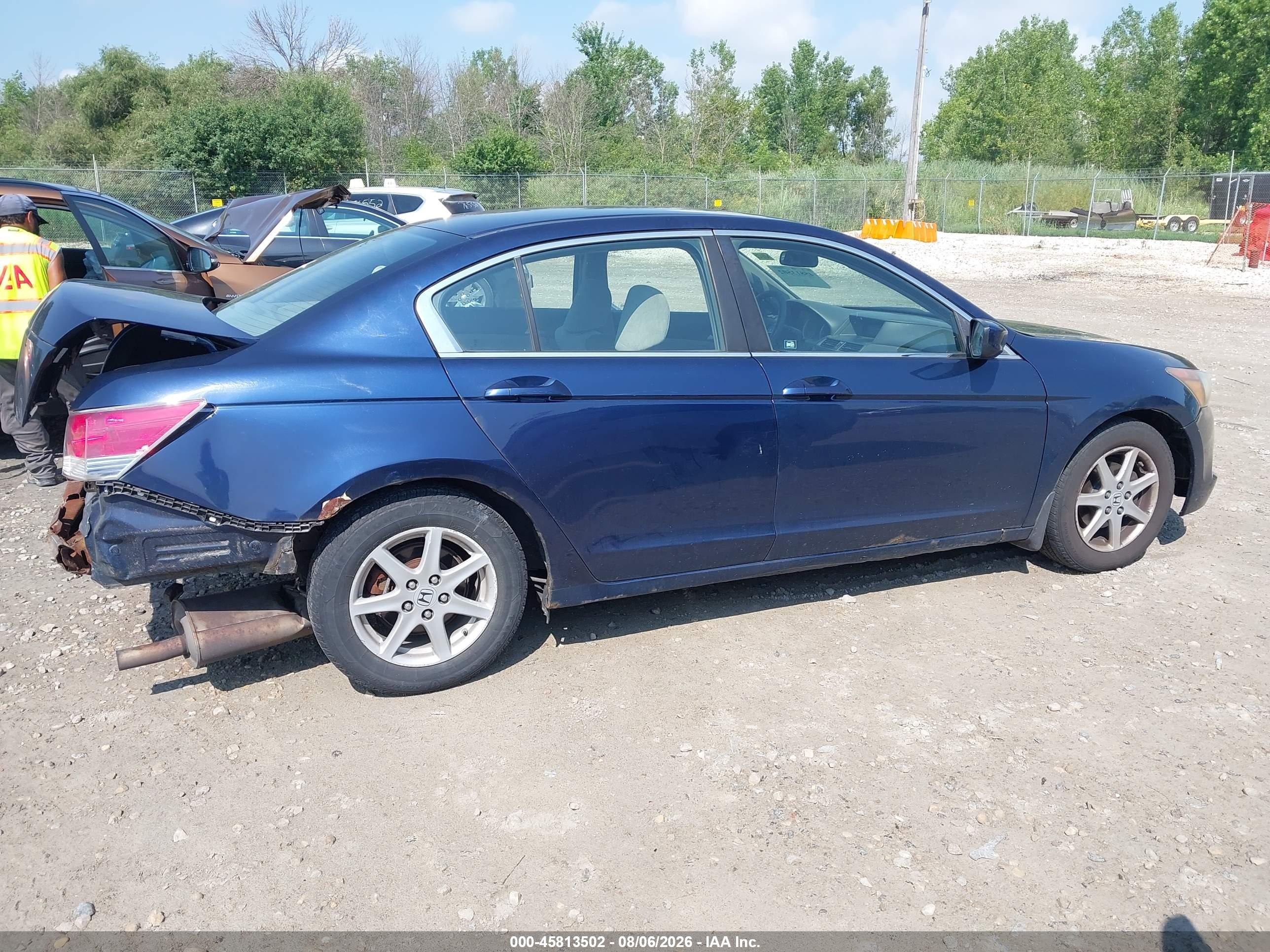 2009 Honda Accord 2.4 Lx Blue vin: 1HGCP26319A011300