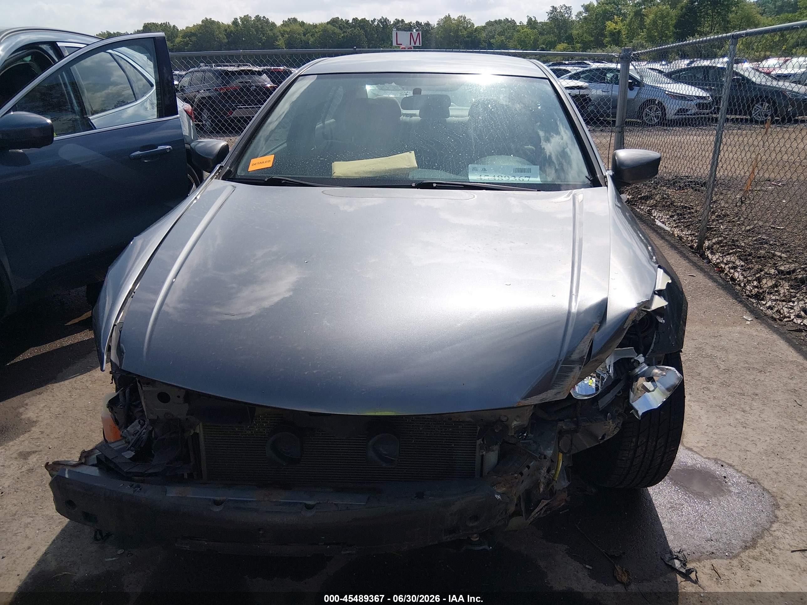 2009 Honda Accord 2.4 Lx Серый vin: 1HGCP26319A052882