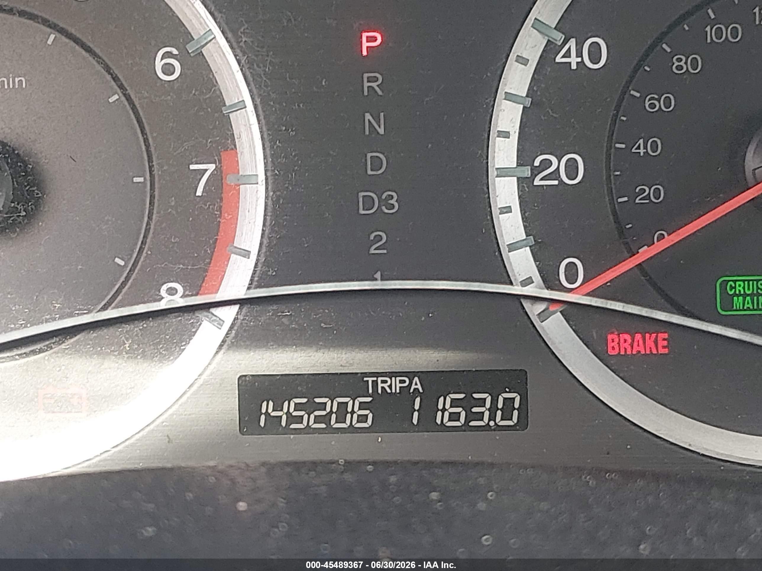 2009 Honda Accord 2.4 Lx Серый vin: 1HGCP26319A052882